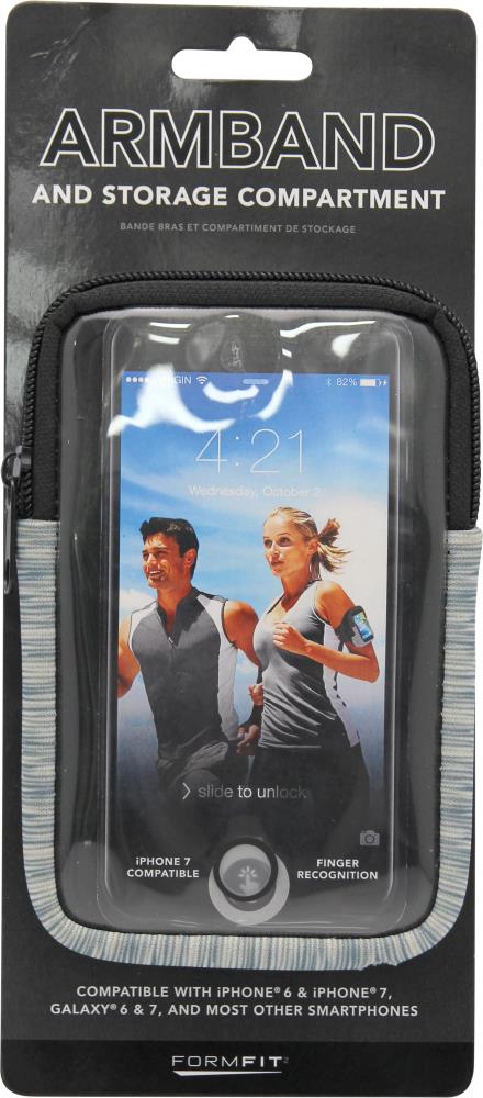 FormFit FF GR SPC Dye Armband - Gray, Touchscreen Sensitive, Compatible  with Most Smartphones in the Sports Equipment department at