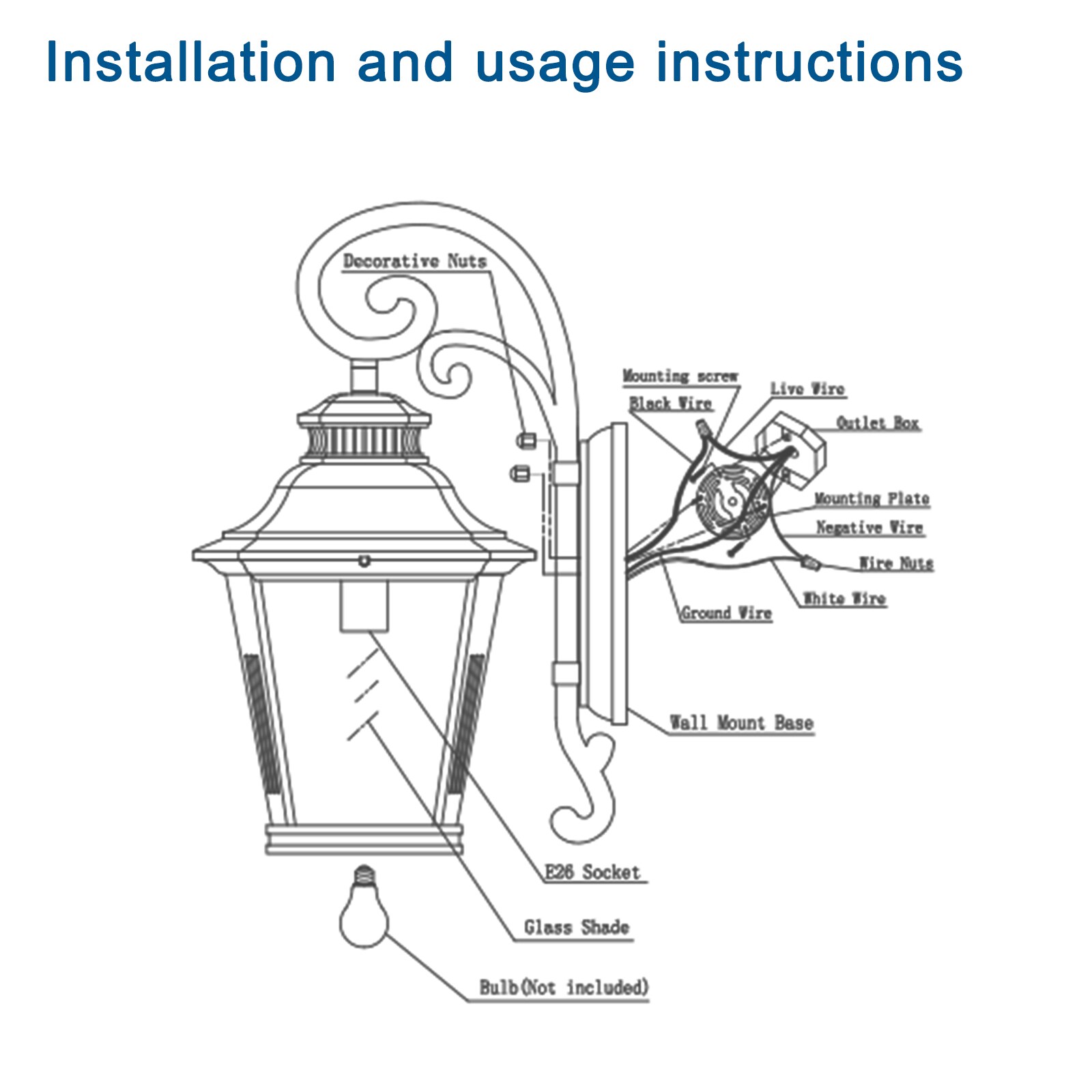 Tatayosi T110426 Outdoor-Wall-Lighting - View #3