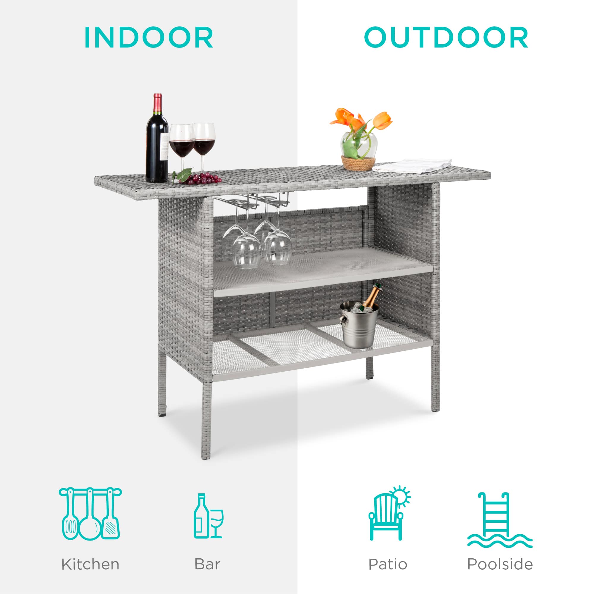 Best Choice Products SKY6022 Patio-Tables - View #3