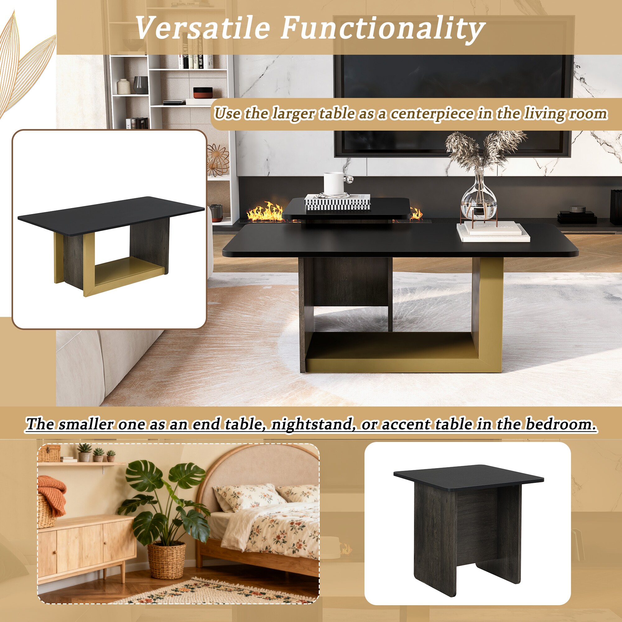 ModernLuxe L3P-N724P321447B Coffee-Tables - View #2