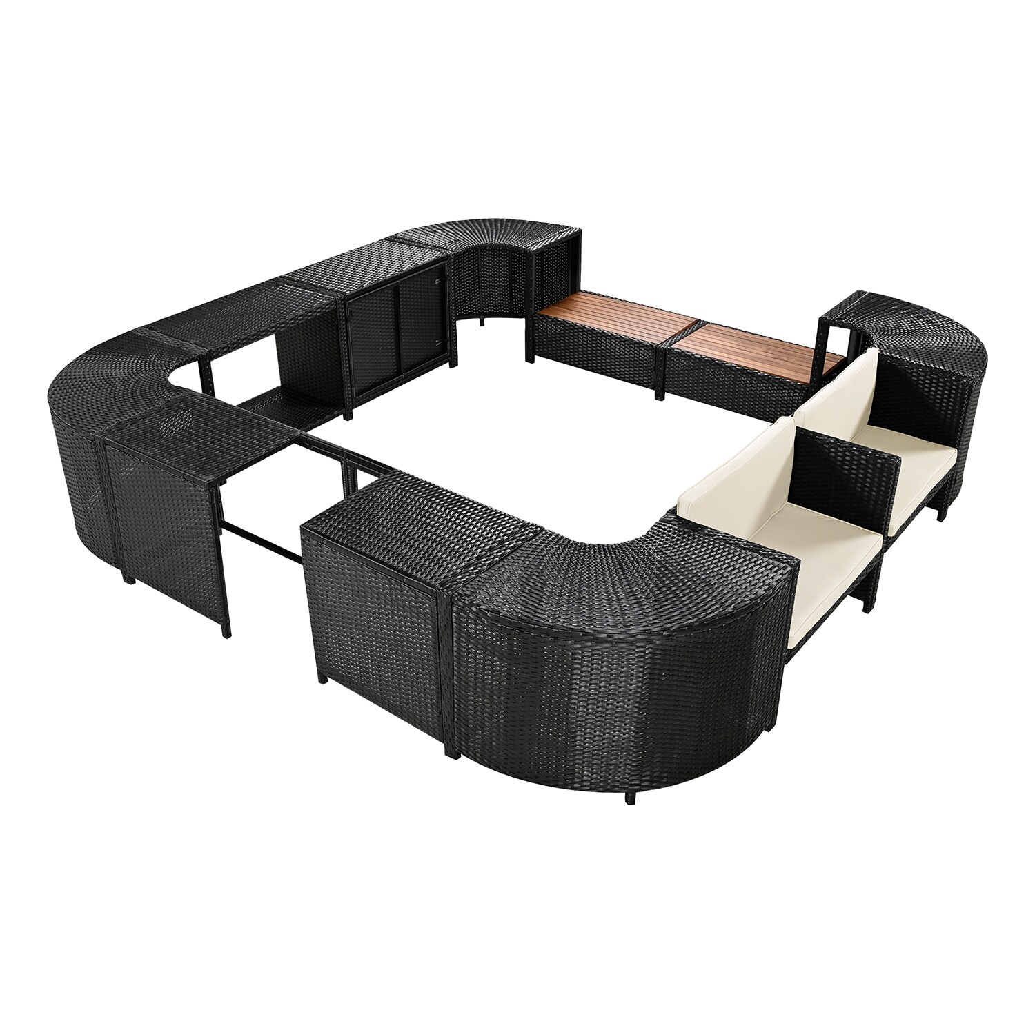 SINOFURN SYA370196BG Patio-Sofas-Daybeds - View #10