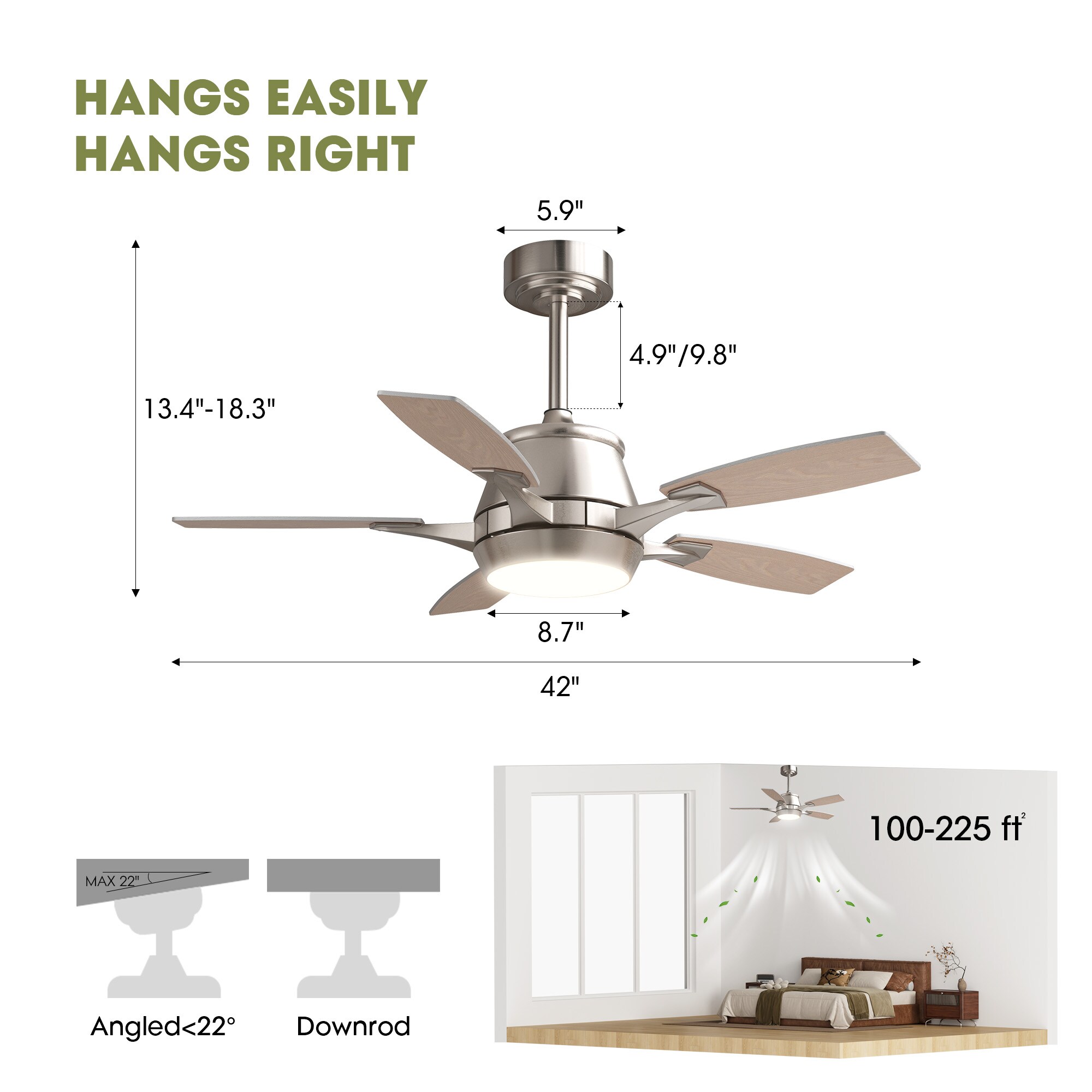 SILJOY YB-1132-01 Ceiling-Fans - View #2
