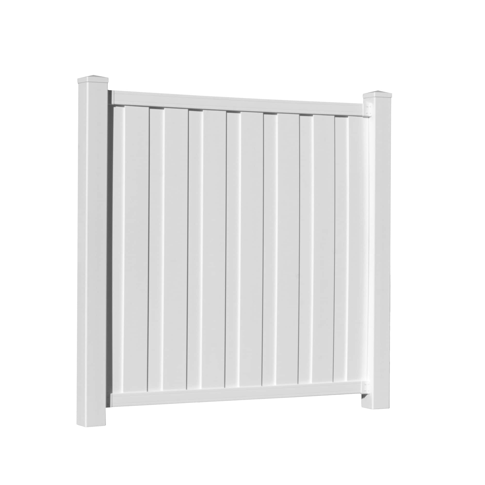 Board-On-Board Vinyl Fencing At Lowes.Com