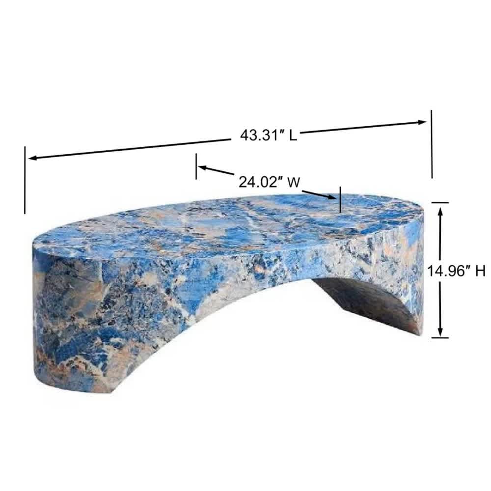 Coolbibila CALISLE-COFFEE-BLUE Coffee-Tables - View #3
