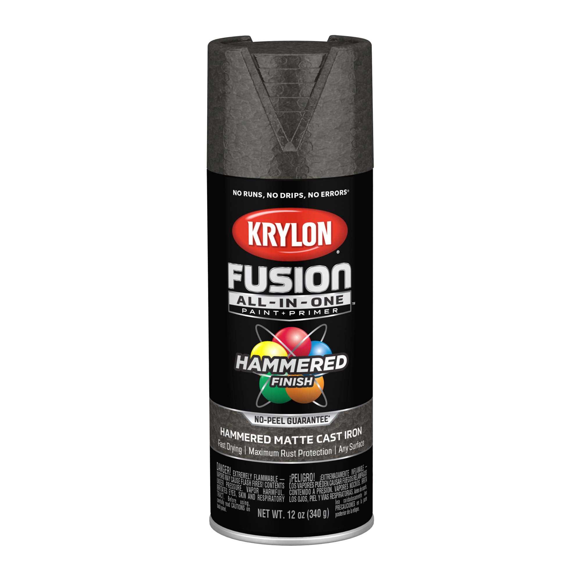 Krylon Industrial Coatings Iron Guard K110 Black Matte Acrylic Enamel Paint  - 1 gal Can - 65819