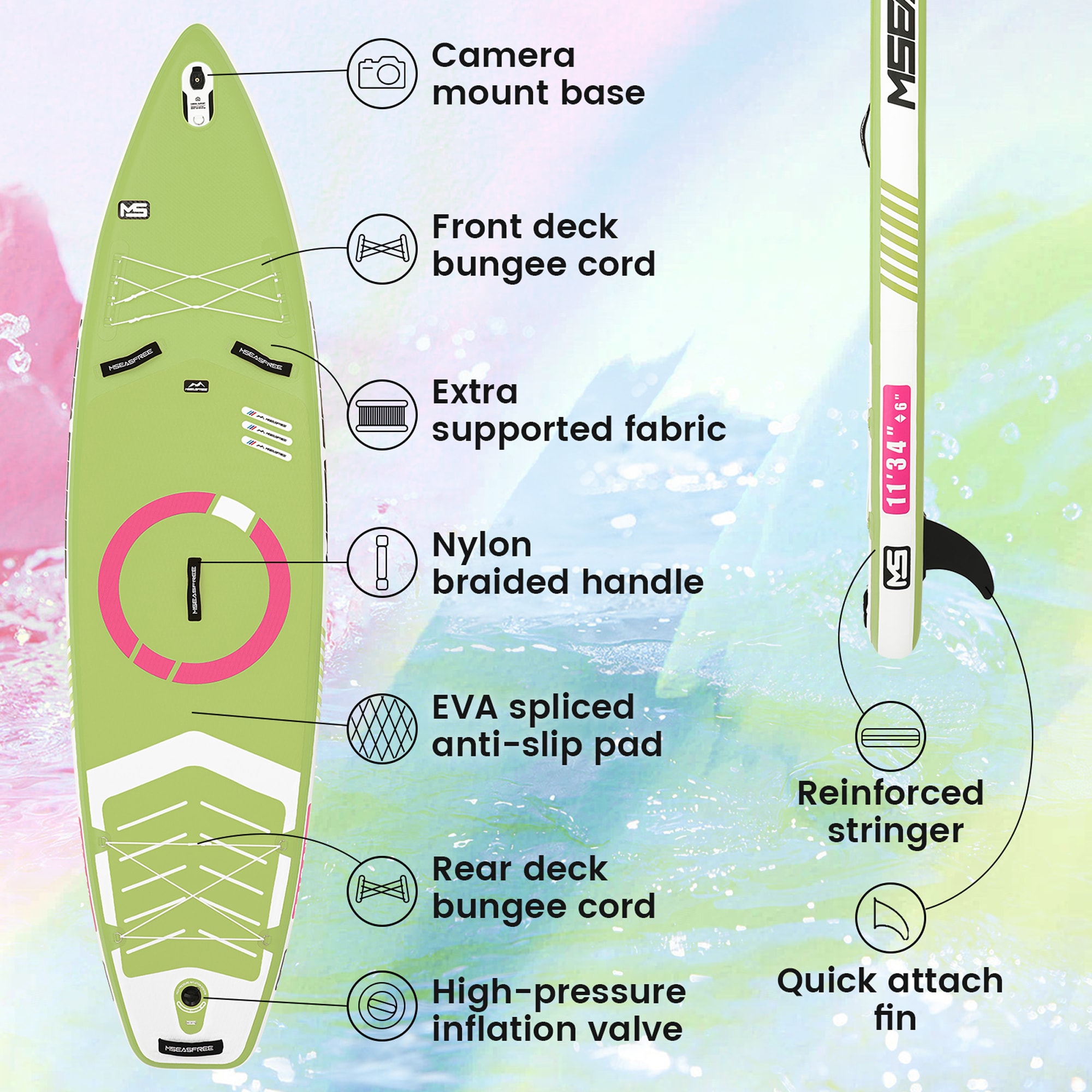 Gaierptone CRXA2UQWZSB Stand-Up-Paddle-Boards - View #7