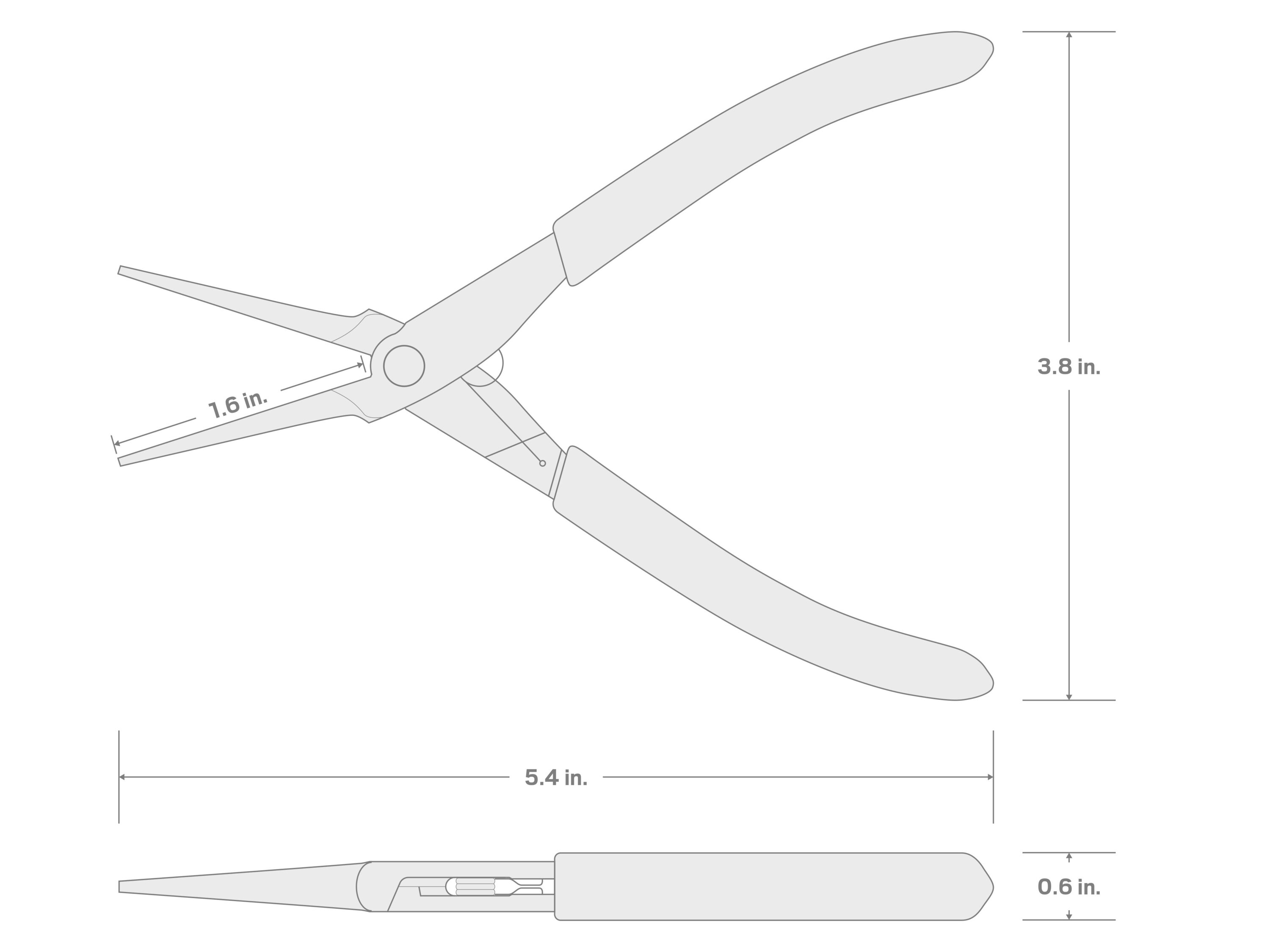 Tekton PMN03001 Mini Needle Nose Pliers (Smooth Jaw)