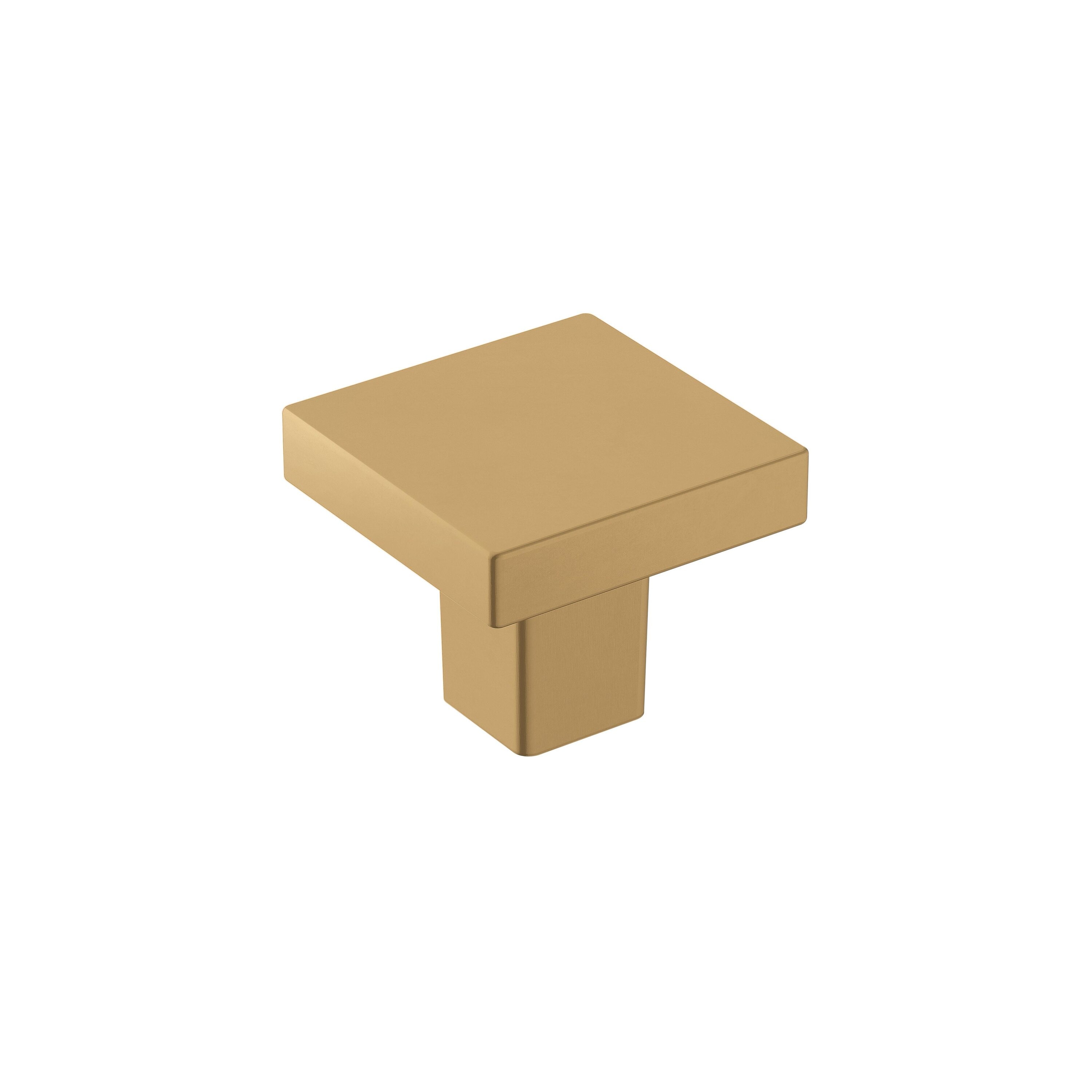 Amerock 10VMP36905CZ Monument 1-3/16-in Champagne Bronze Square Contemporary Cabinet Knob 10 -Pack