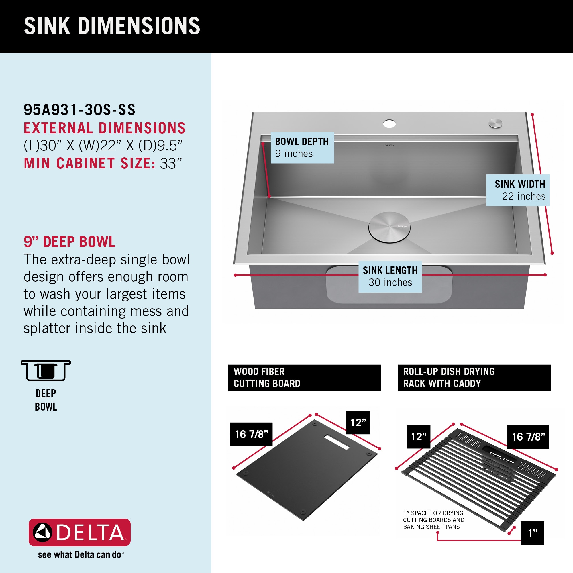 Delta 95A931-30S-SS Kitchen-Sinks - View #6