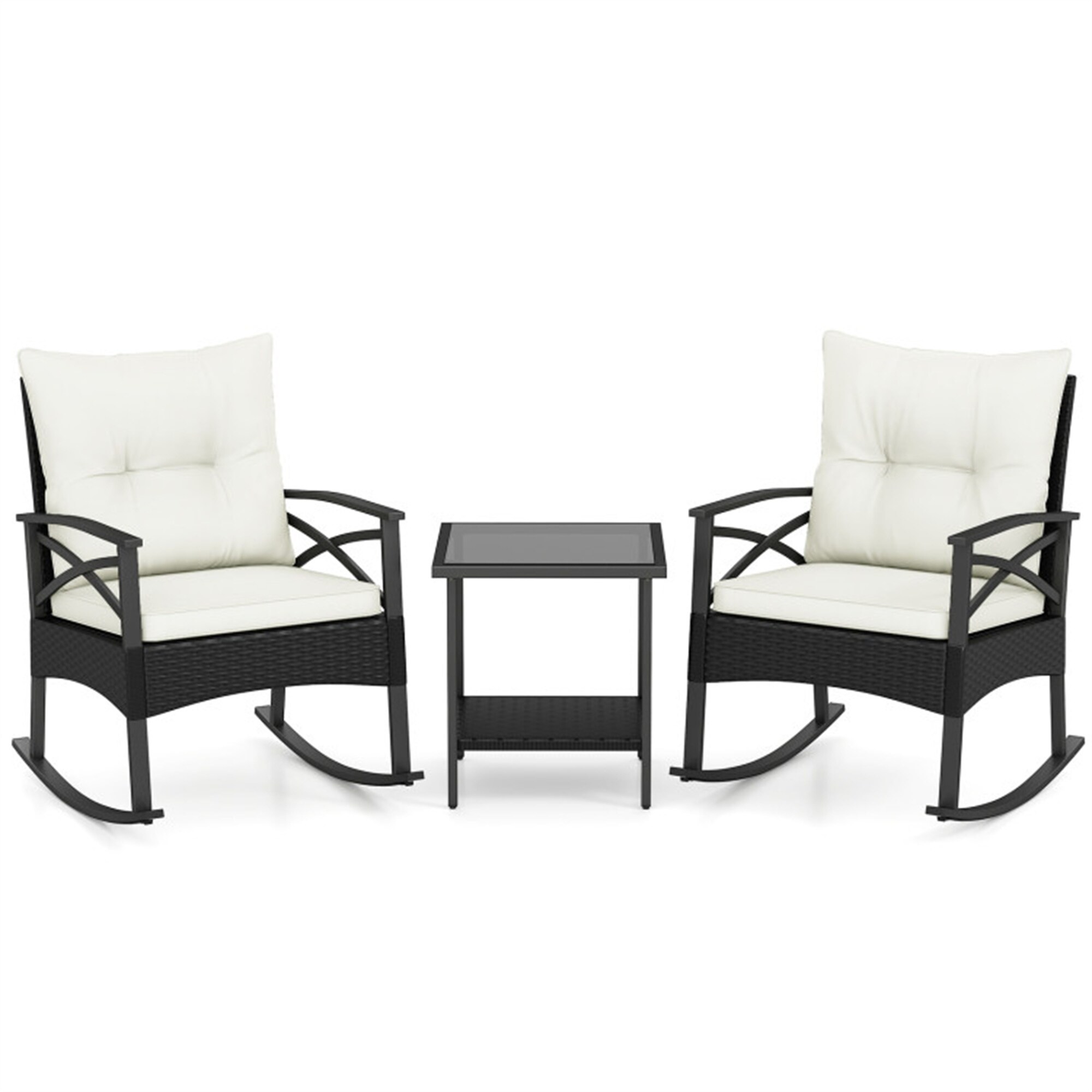 BABOOM BOM-75505WH-CO Patio-Conversation-Sets - View #2