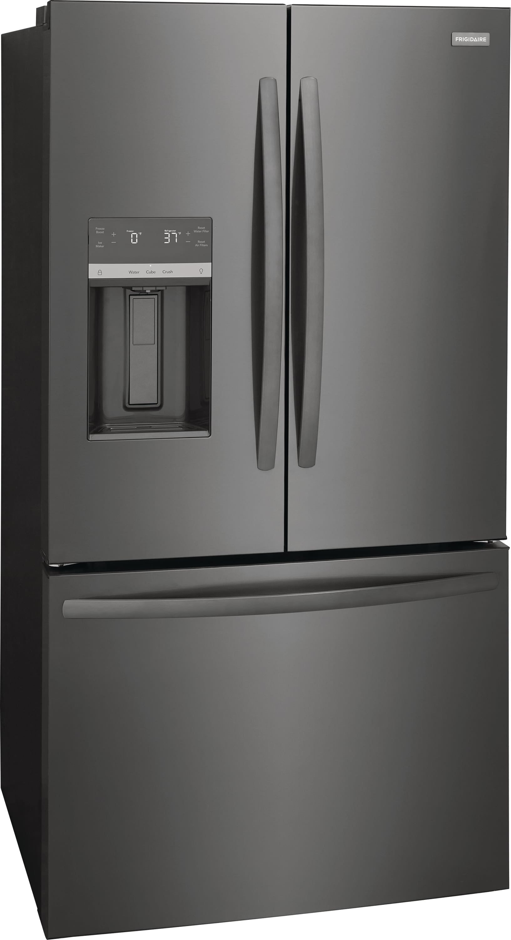 Frigidaire 27.8-cu ft French Door Refrigerator with Ice Maker (Black ...