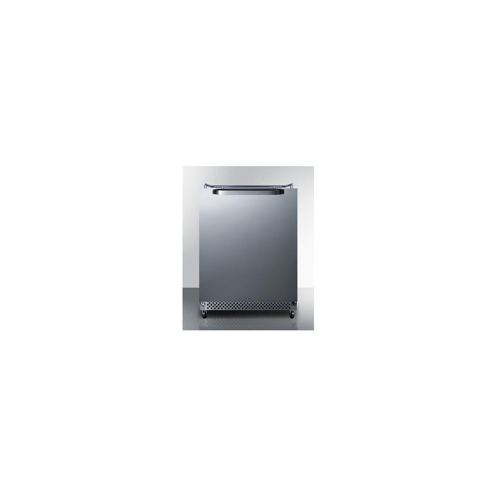 Summit Appliance SMMA1800  SBC695OSNK 24 in. Direct Draw Weatherproof Beer Dispenser, Stainless Steel