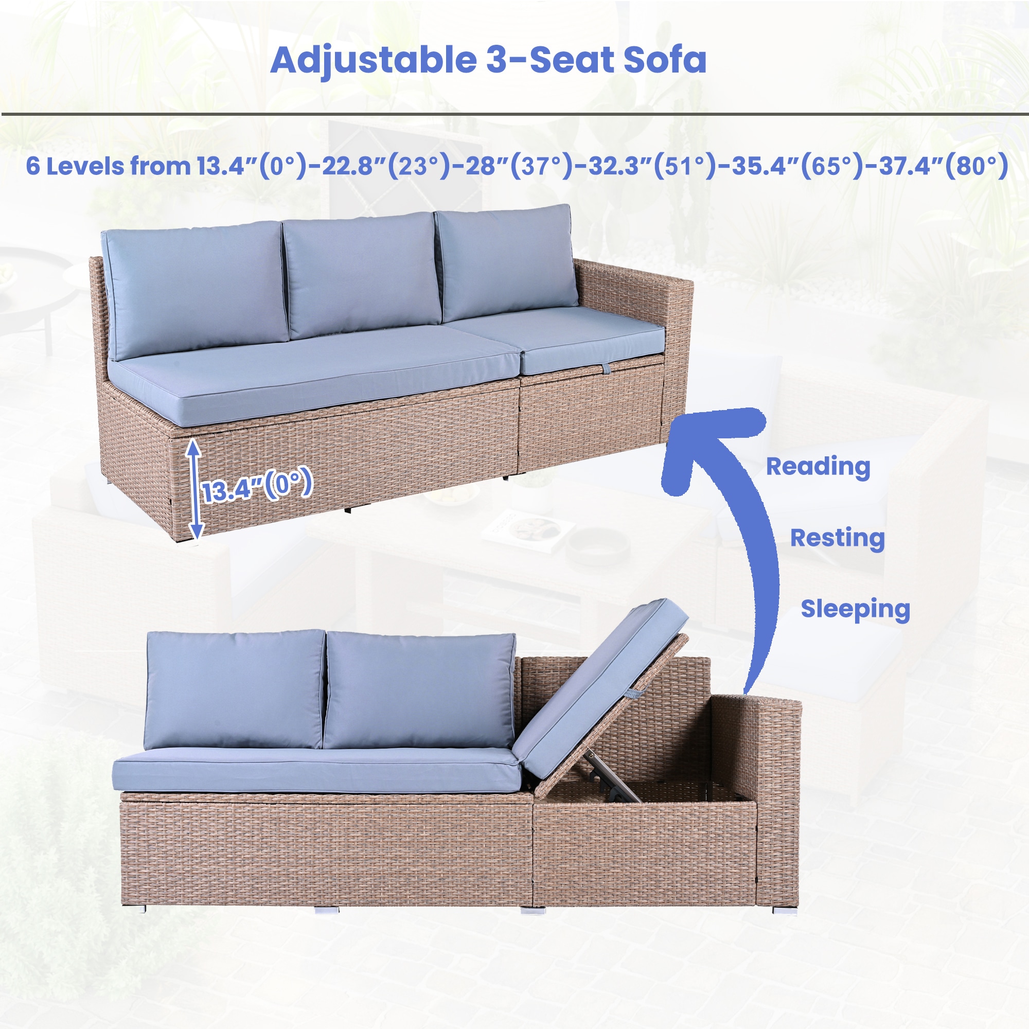 Bybafun YB8400044 Patio-Sofas-Daybeds - View #4