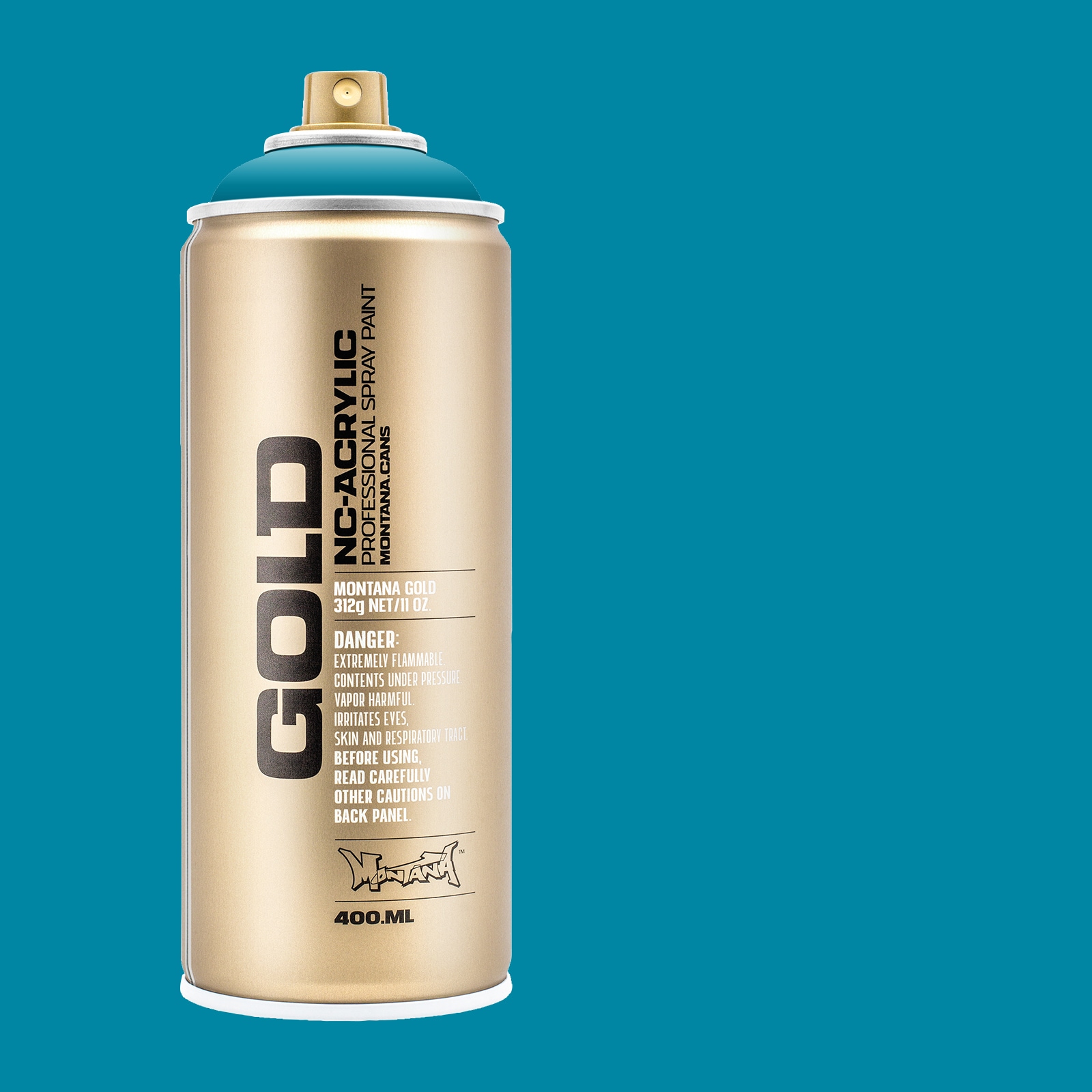 Montana Cans MXG-G6260 GOLD Matte Aqua Spray paint ( NET WT. 11-oz )