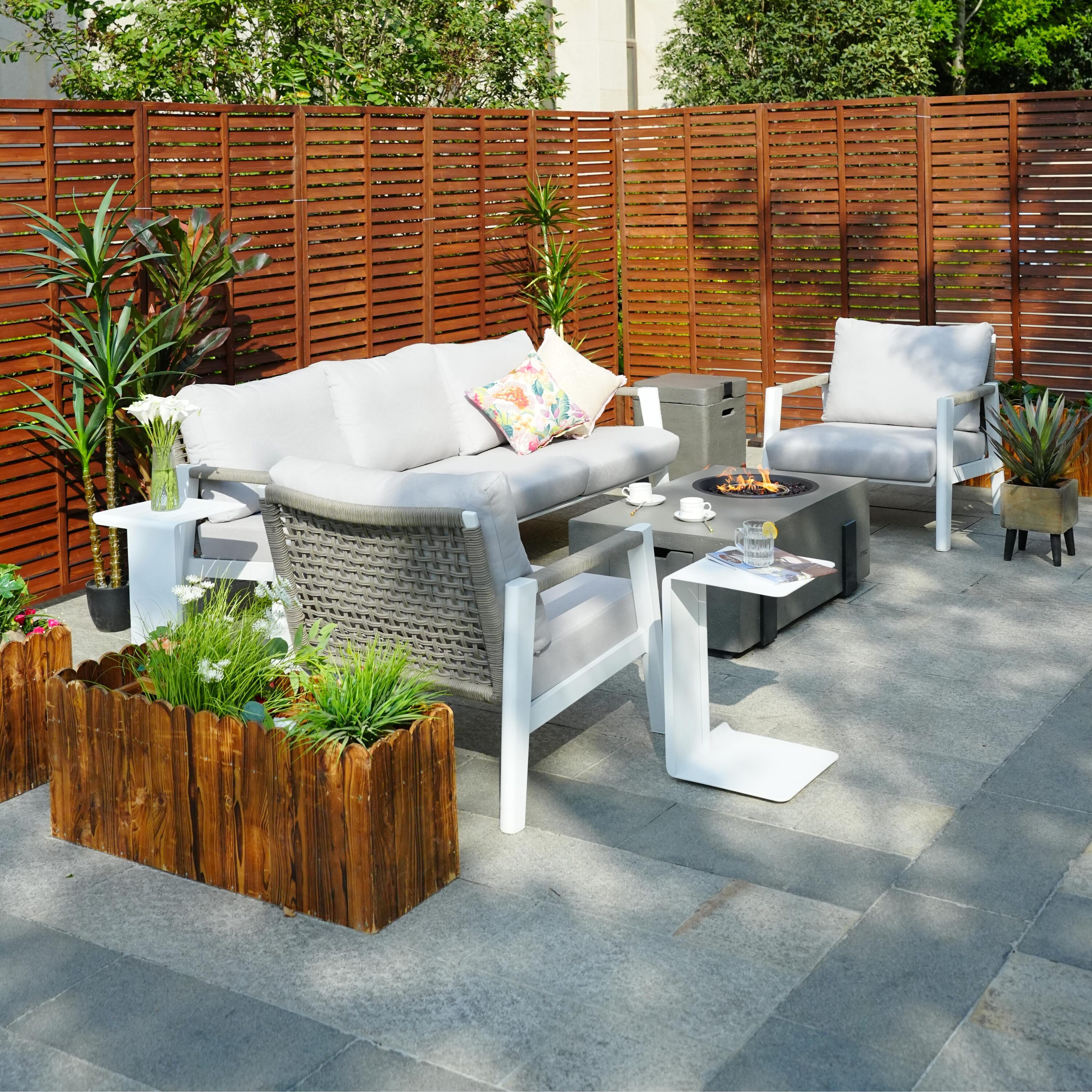 Direct Wicker DWG-2322W&2355G Patio-Conversation-Sets - View #7
