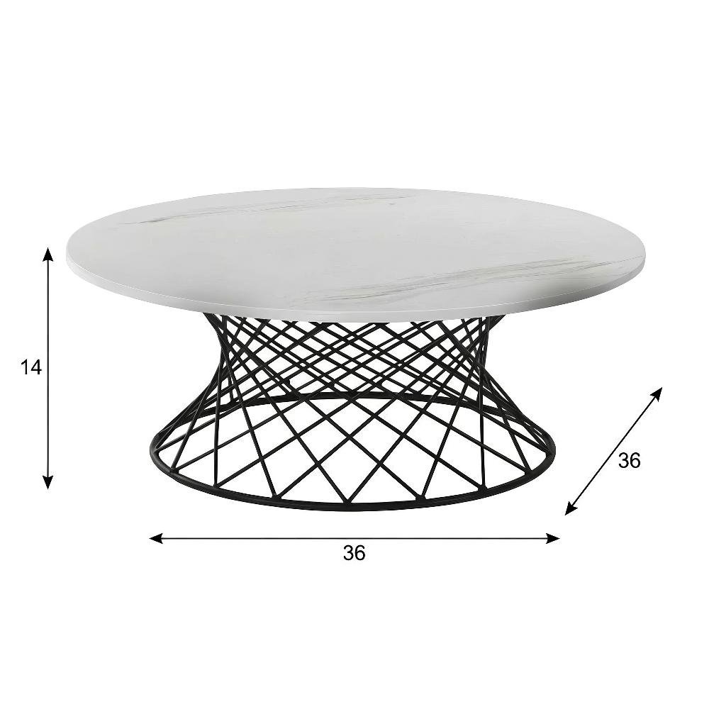 FurniFact BO2890000WHT Coffee-Tables - View #4