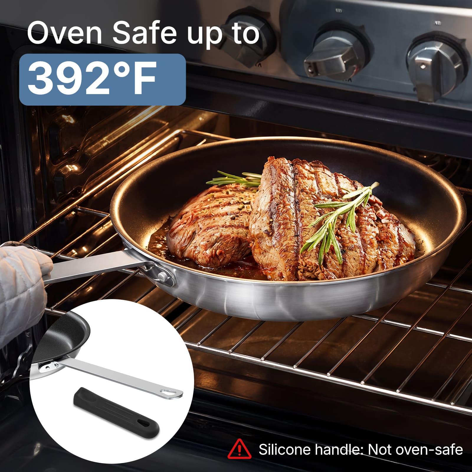 Sweetcrispy L-DO-GJV30BZ-14BK Cooking-Pans-Skillets - View #4