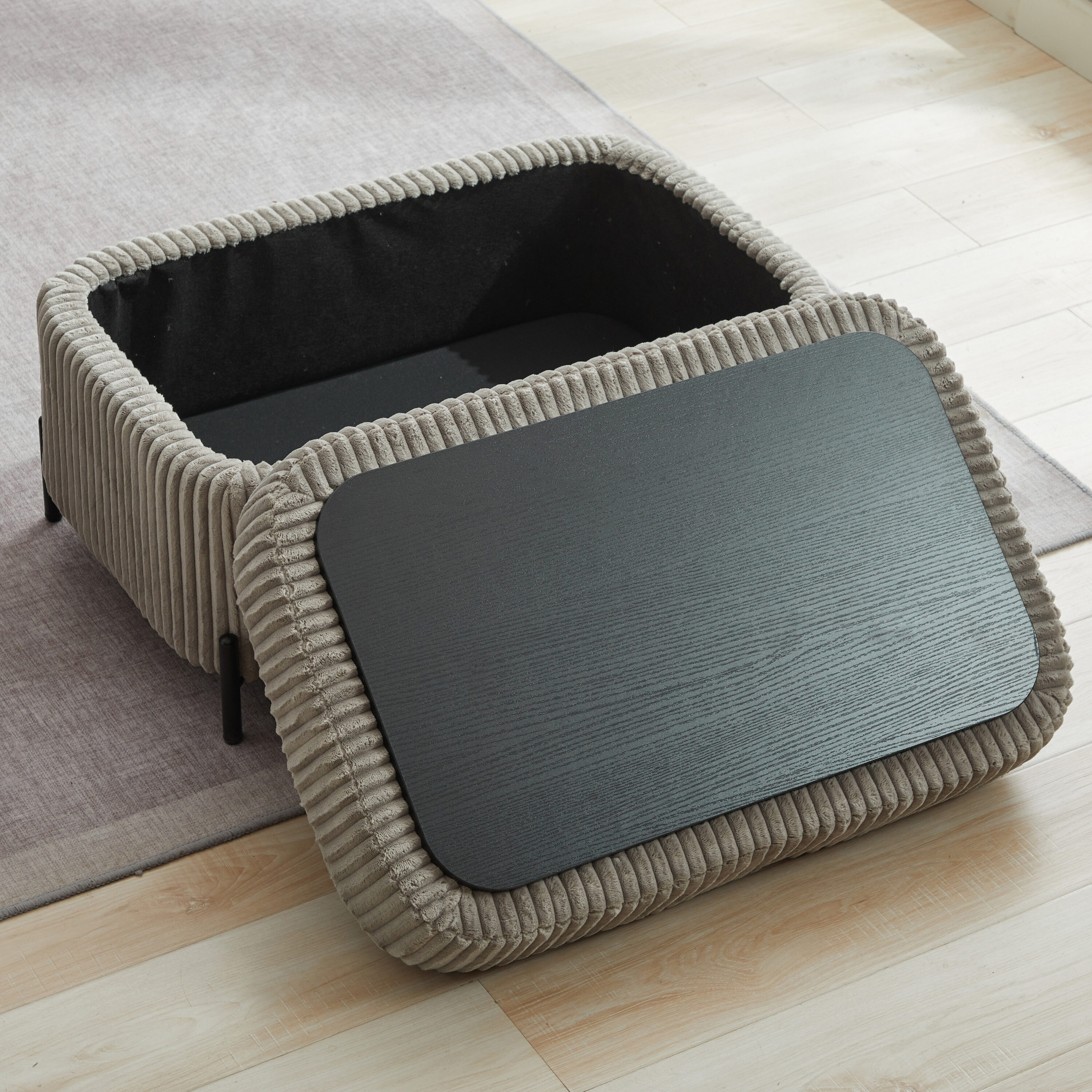 Hrinhom HC-W4003-GRAY Indoor-Ottomans - View #3