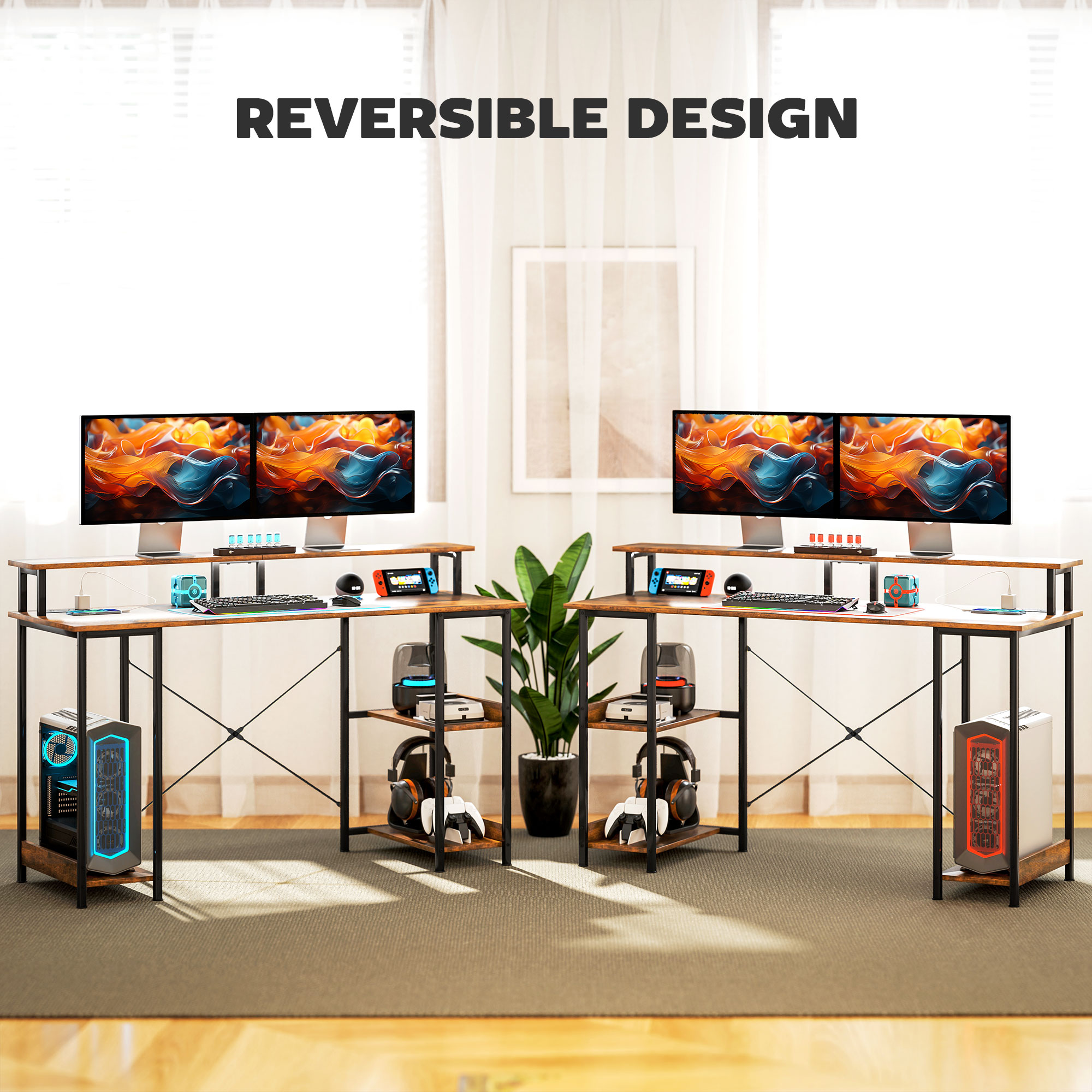 HomCom 920-100V81RB desks - View #5