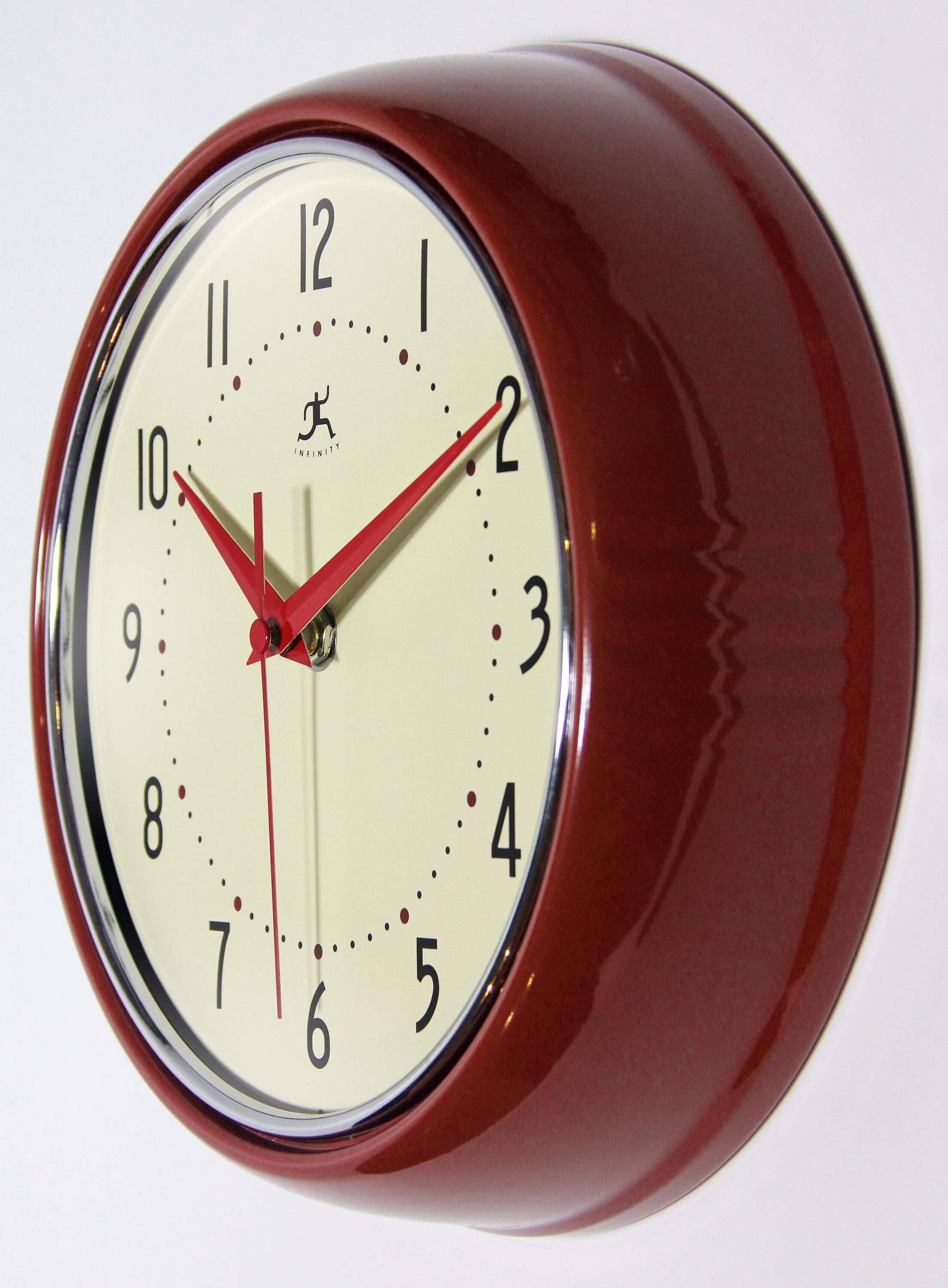 Infinity Instruments 10940-RED Indoor-Outdoor-Clocks - View #4