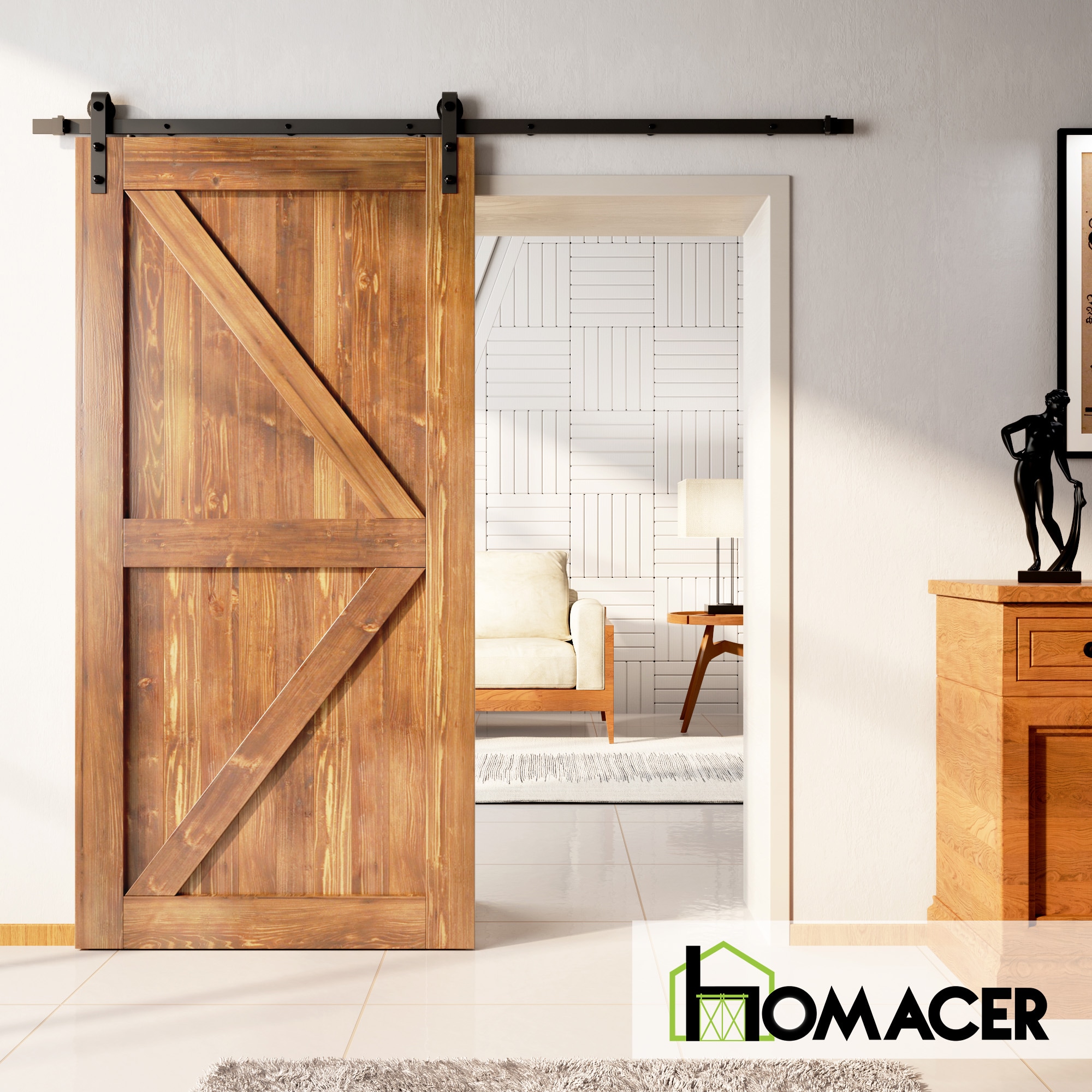 HOMACER 4480F-EA Barn-Doors - View #2