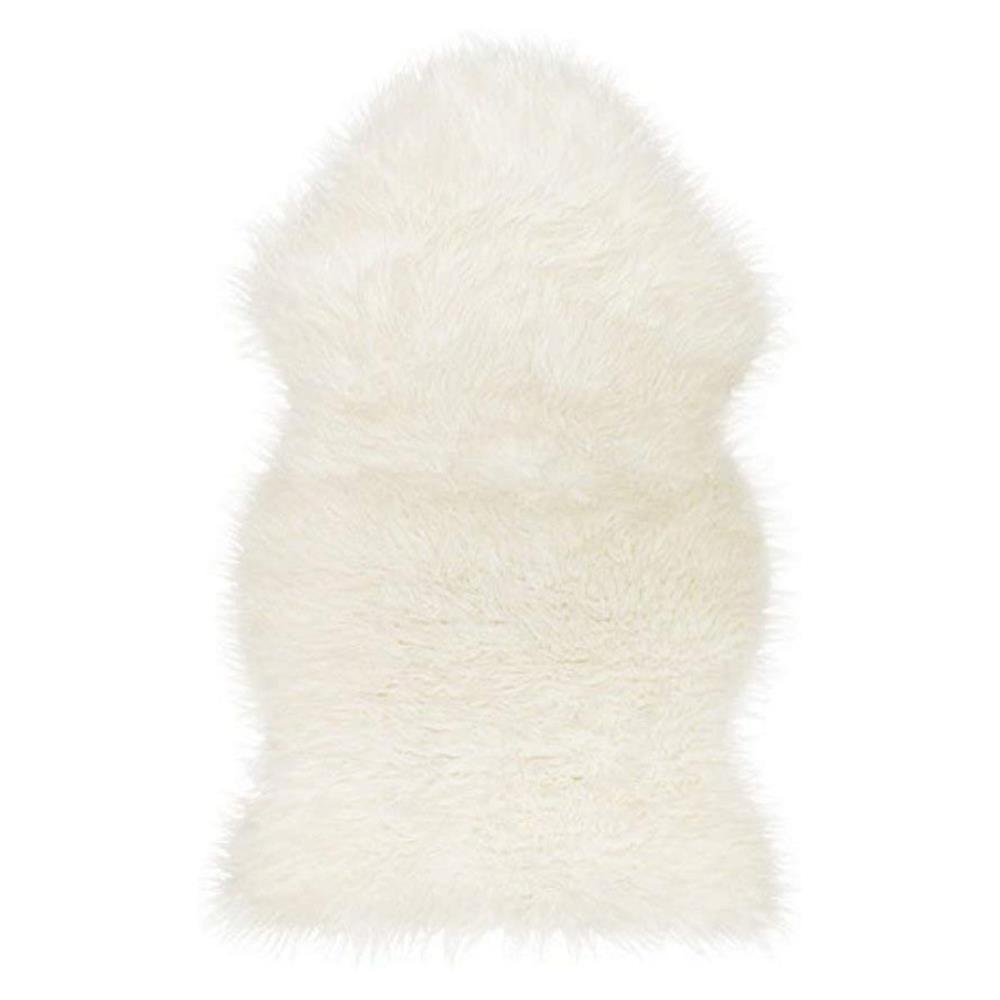 HomeRoots 293181 Josephine 2 X 3 (ft) Rag Cowhide White Irregular Indoor Area Rug