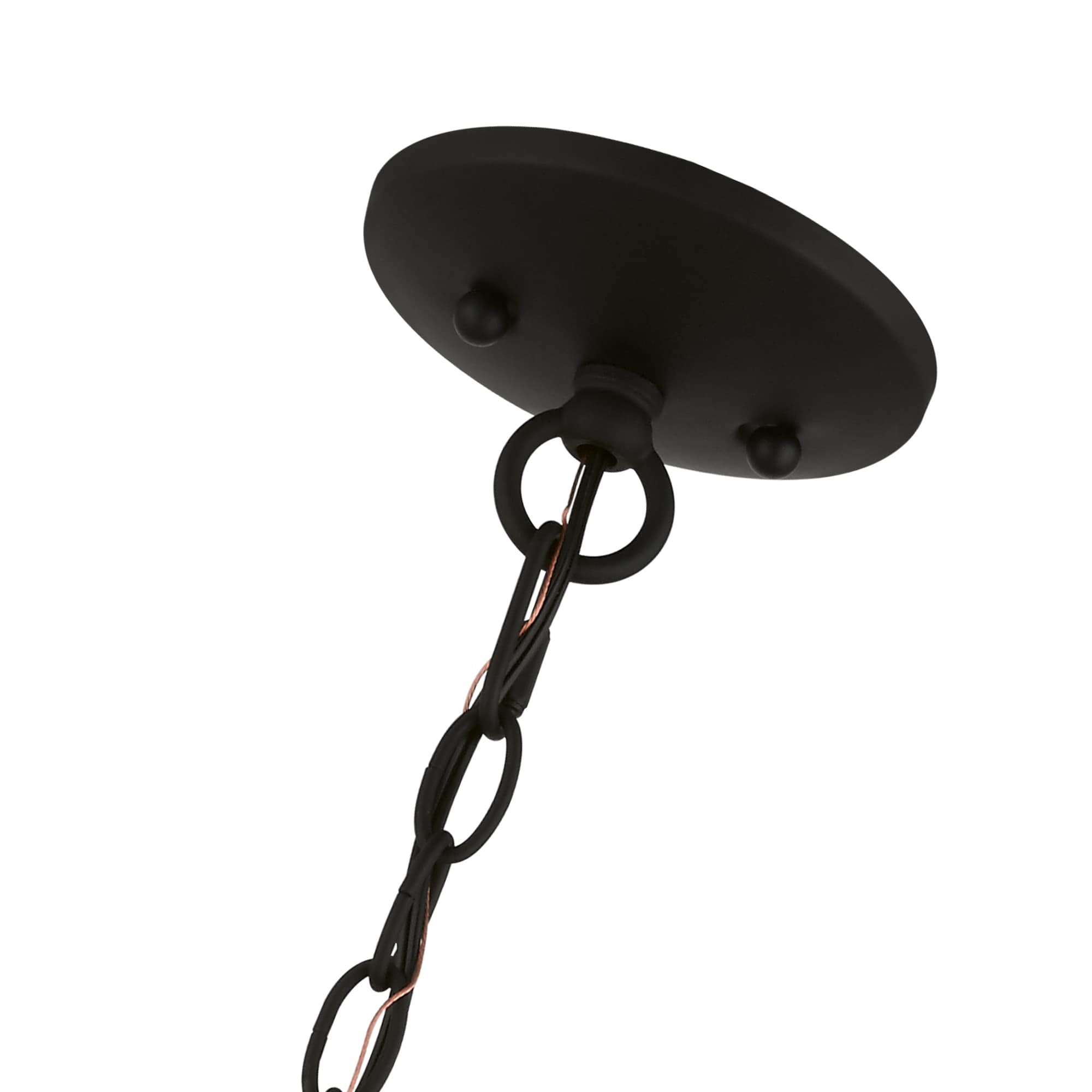 Winchester Mini 3-Light Black Drum Pendant Chandelier