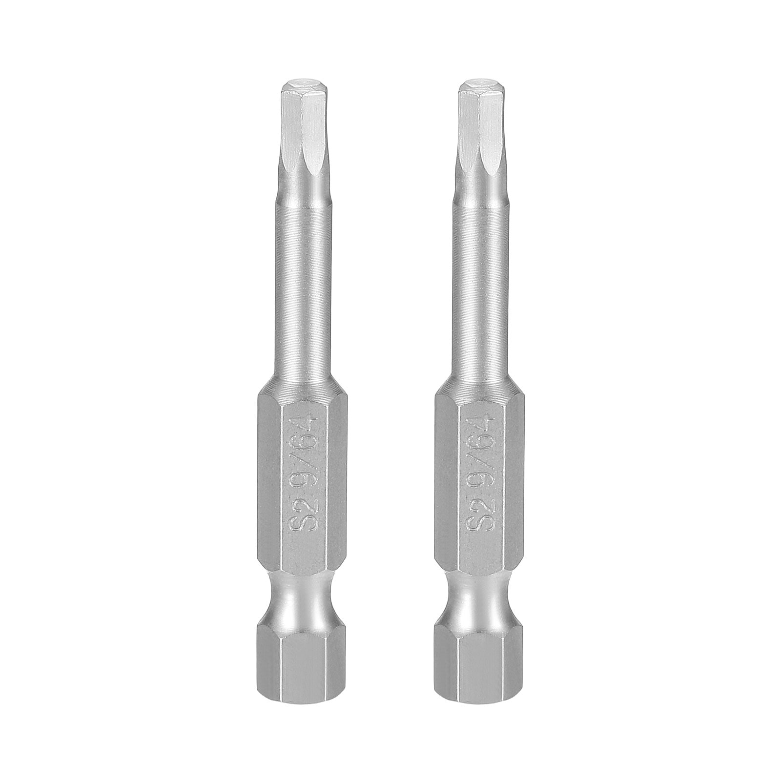 Harfington - 2pcs Hex Head Wrench Drill Bit 9/64 Inch SAE 1/4 Inch Hex Shank 2 Inch(50mm) Length ...