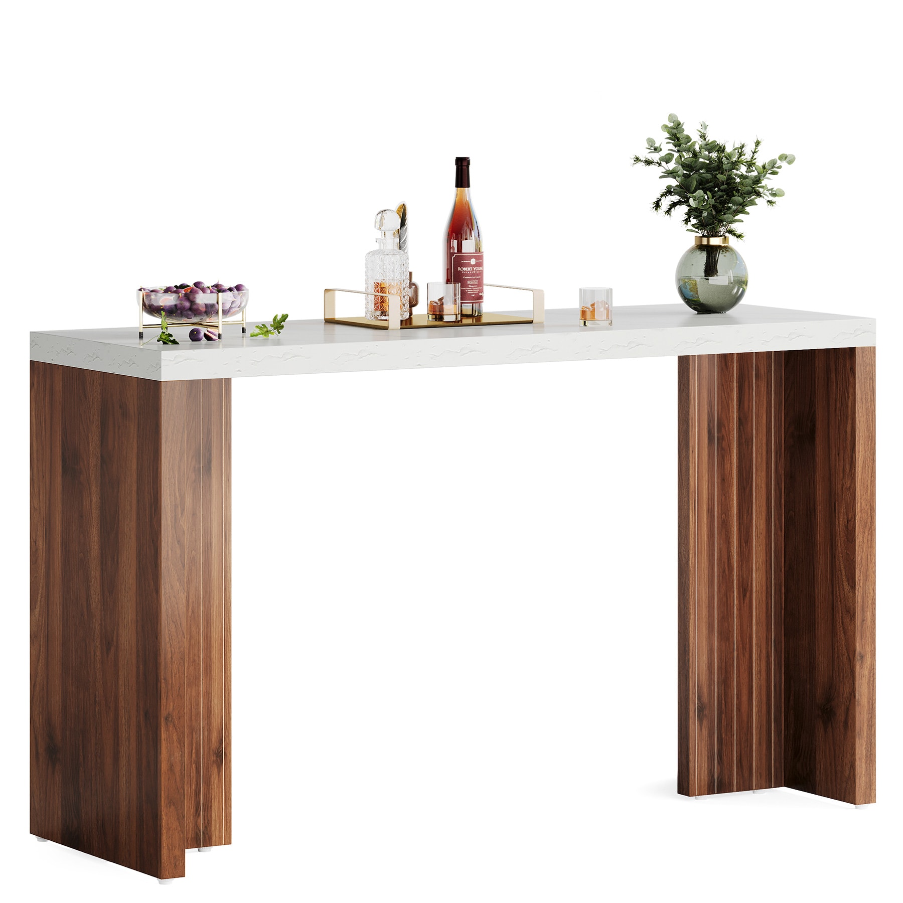 Tribesigns LWFD-RY0179 Home Bar Table 55.2-in x 36.1-in Multiple colors/finishes Rectangle Bar table