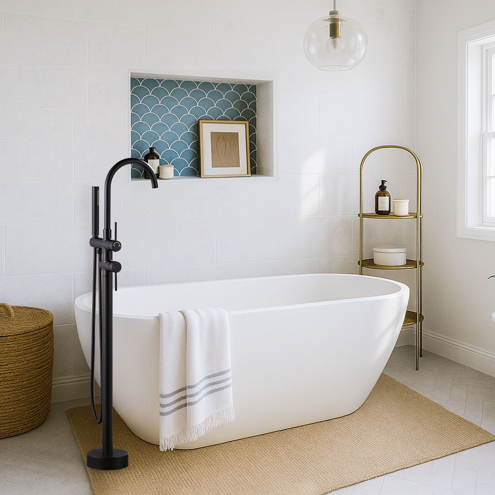 WOWOW 3081000B-LW Roman-Tub-Faucets - View #3