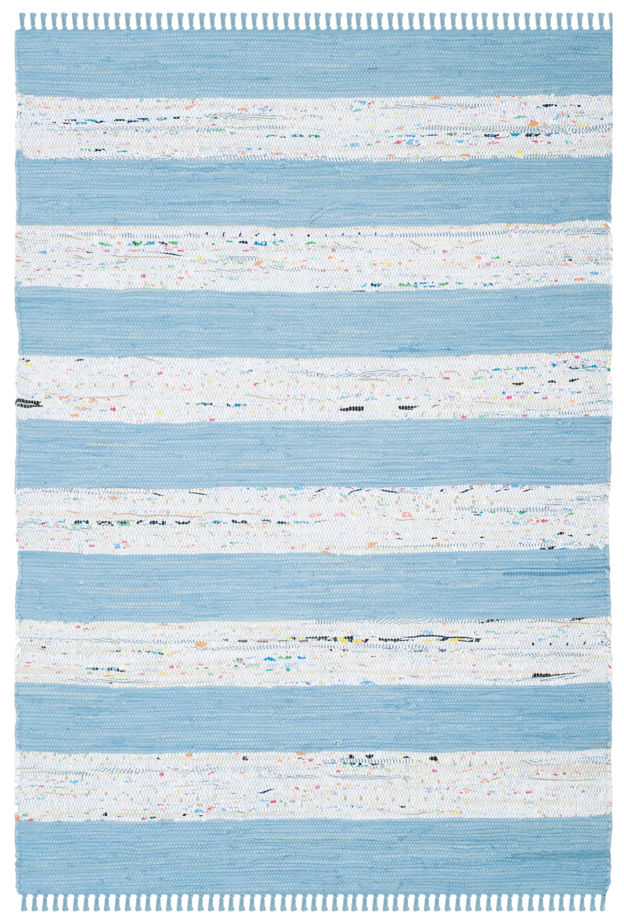 Montauk 720C Ivory Turquoise 4in x 6in Rug