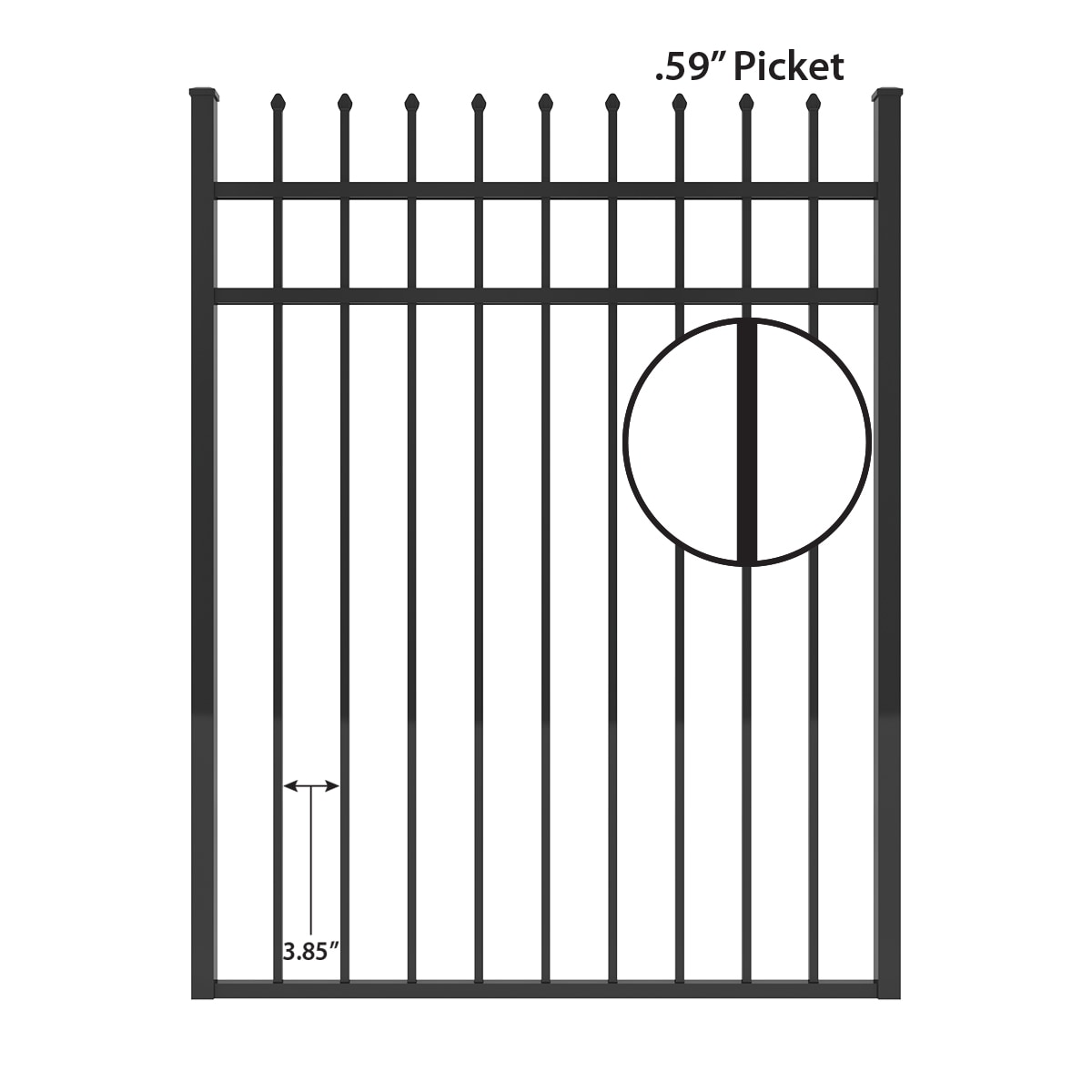 Ironcraft 833671 Fence-Gates - View #4