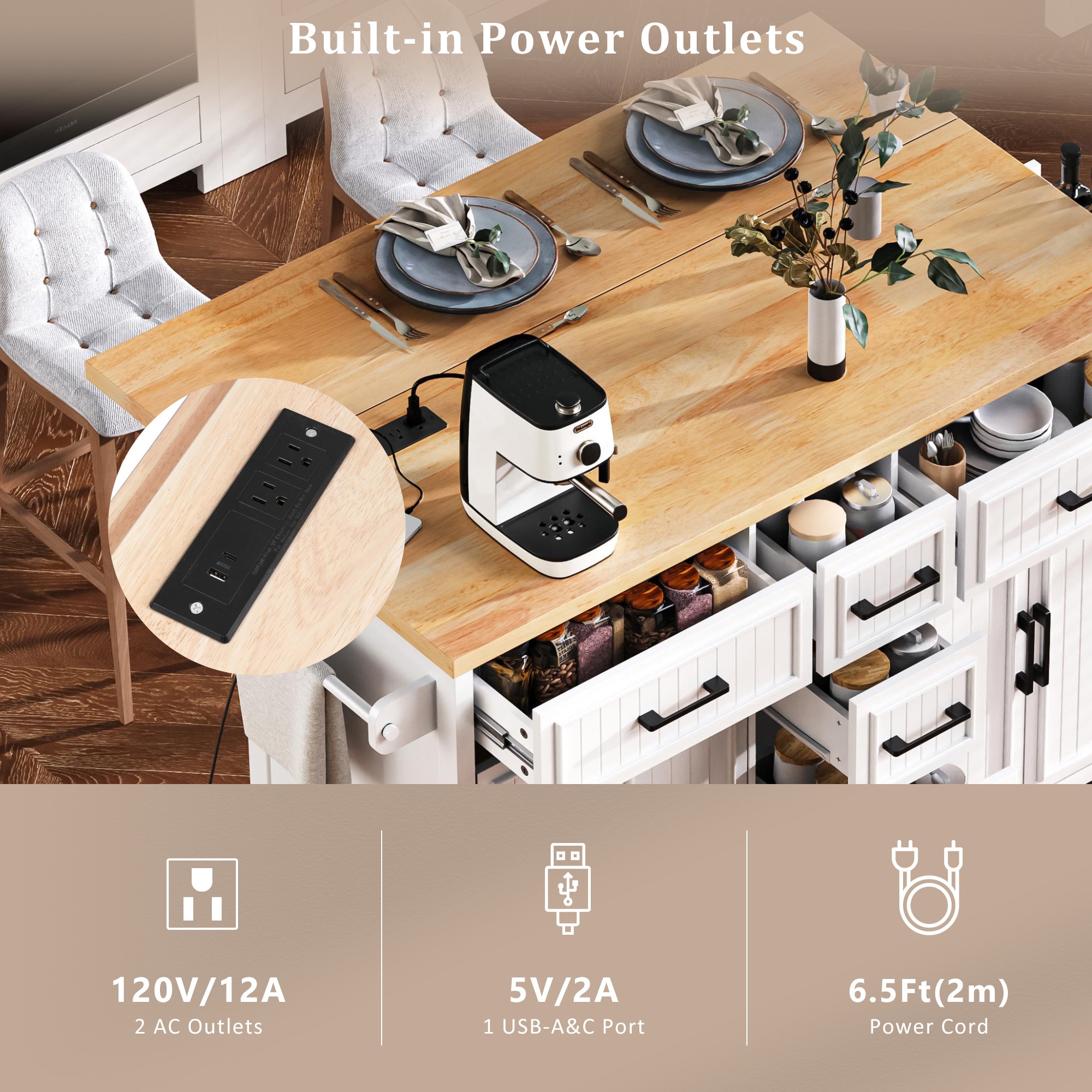 SINOFURN SYB260086WT Kitchen-Furniture - View #10