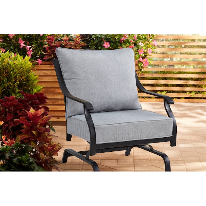 Heathered Deep Seat Patio Chair Cushion, Outdoor Reclining Patio Chair Cushions Set Of 6