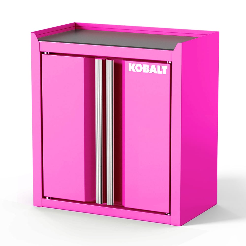 Kobalt Mini Cabinets 11.34-in W x 12.03-in H x 6.5-in D Hot Pink Steel Tool Box