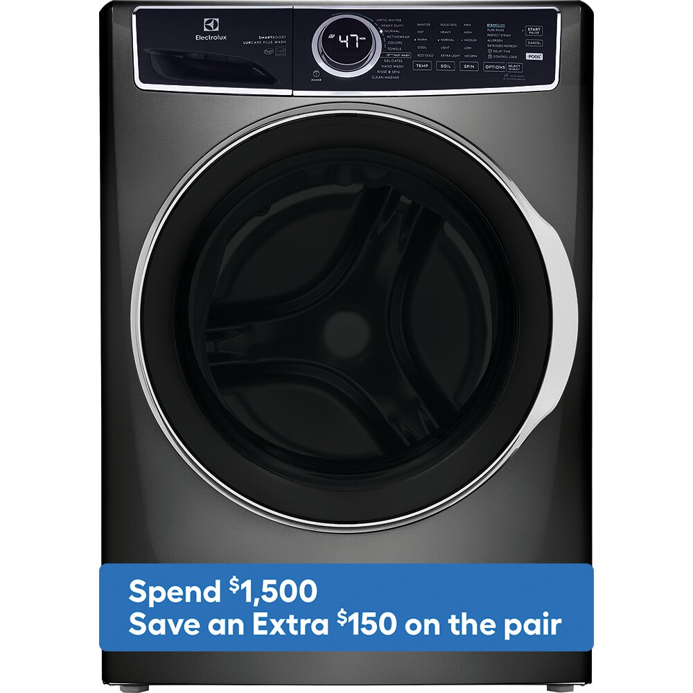Electrolux Smartboost, Optic Whites and Pure Rinse 4.5cu ft High
