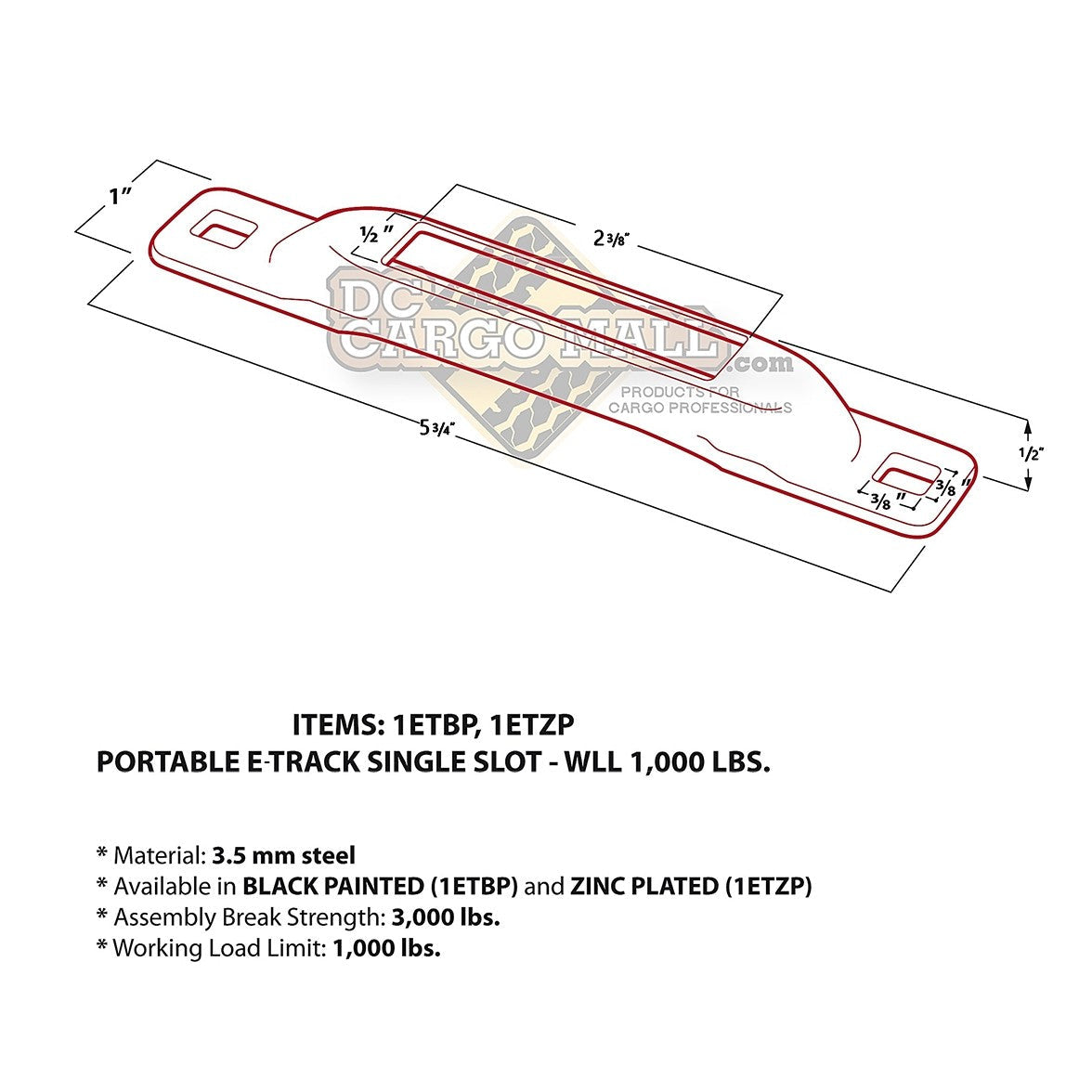 DC Cargo 1ETZP Tie-Down-Hardware - View #5