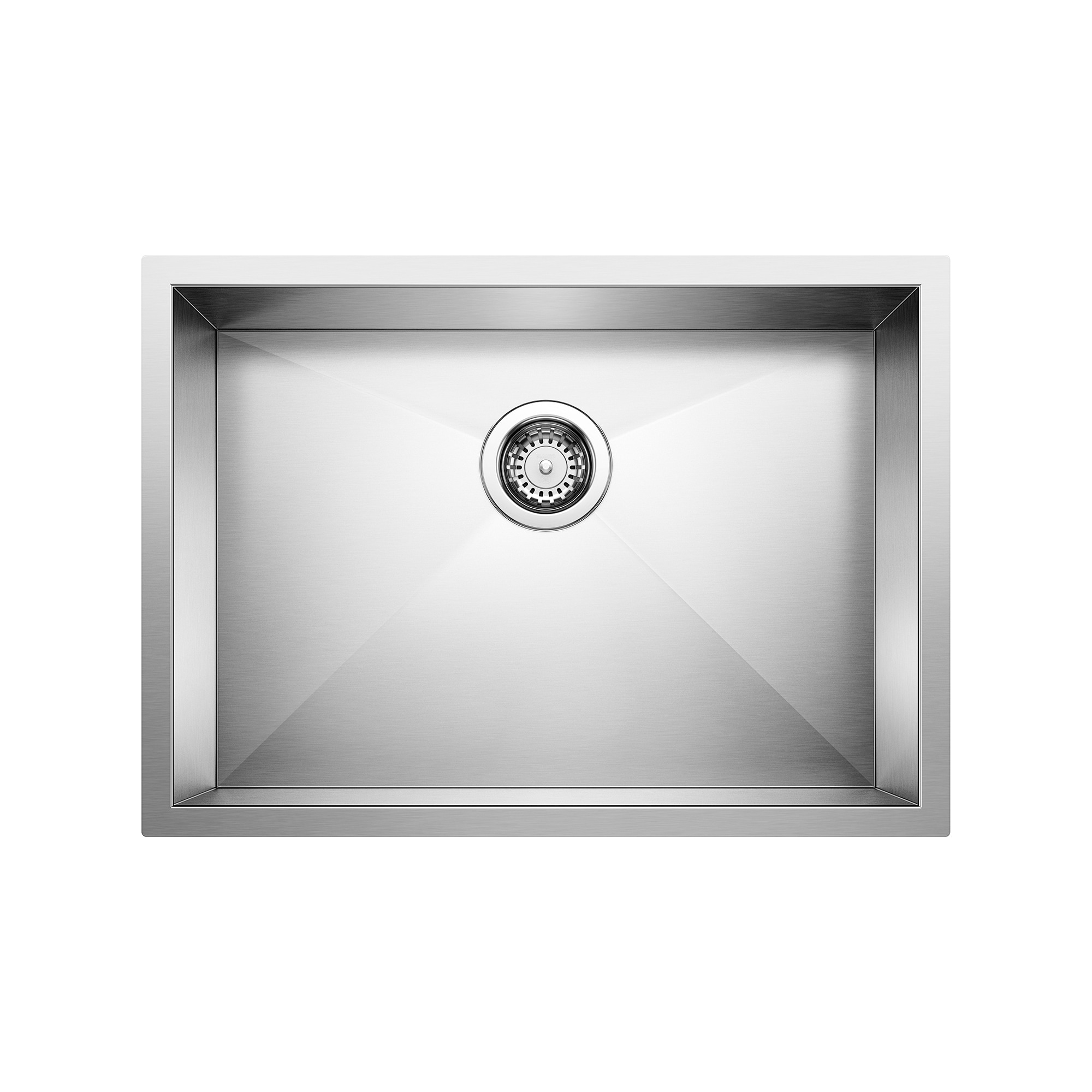 BLANCO 443051 Quatrus Undermount 25-in x 18-in Stainless steel Single bowl 18 -Gauge Kitchen Sink