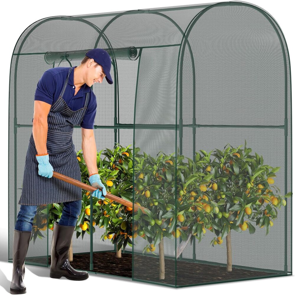 Esazn N1600250-SMALL Steel Garden cloche (Common: 3.3-ft x 6.5-ft Actual: 3.3-ft x 6.5-ft )