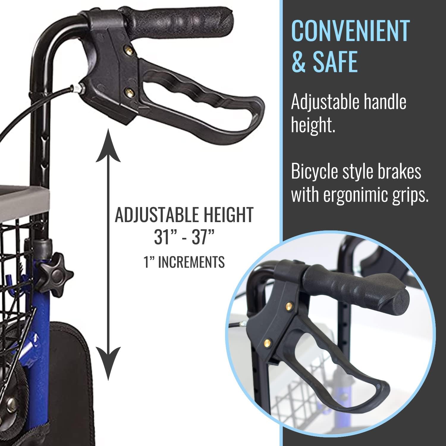 DMI 802-2014-2100 Walkers-Wheelchairs-Rollators - View #6