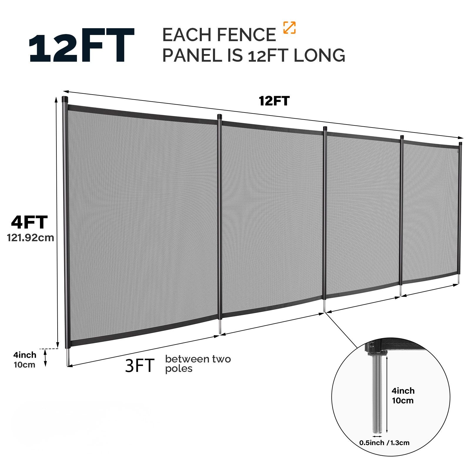 Outopee LWO1G26000992 Pool-Safety-Barrier-Panels - View #2