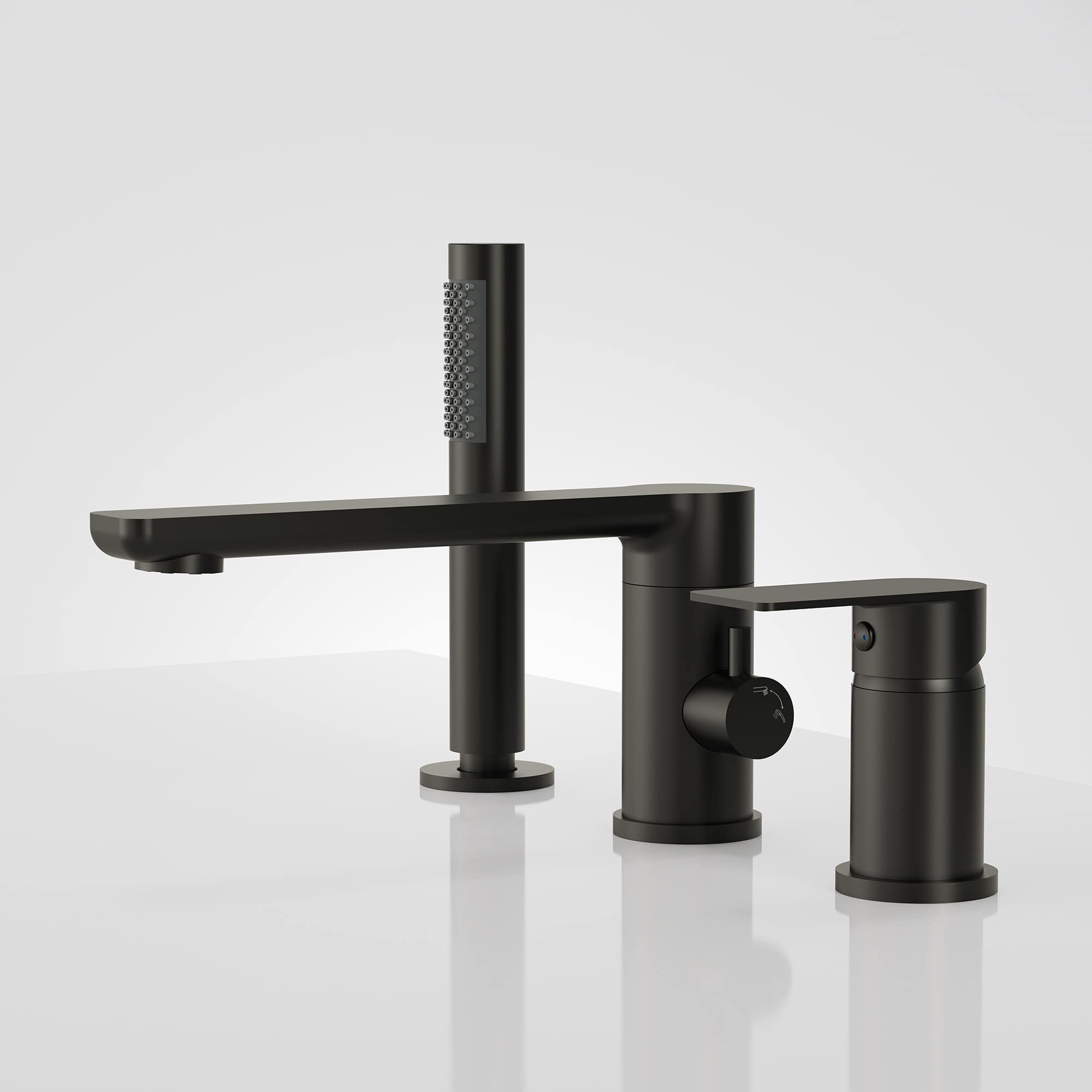 EVERSTEIN SFS-1160-BK Roman-Tub-Faucets - View #2
