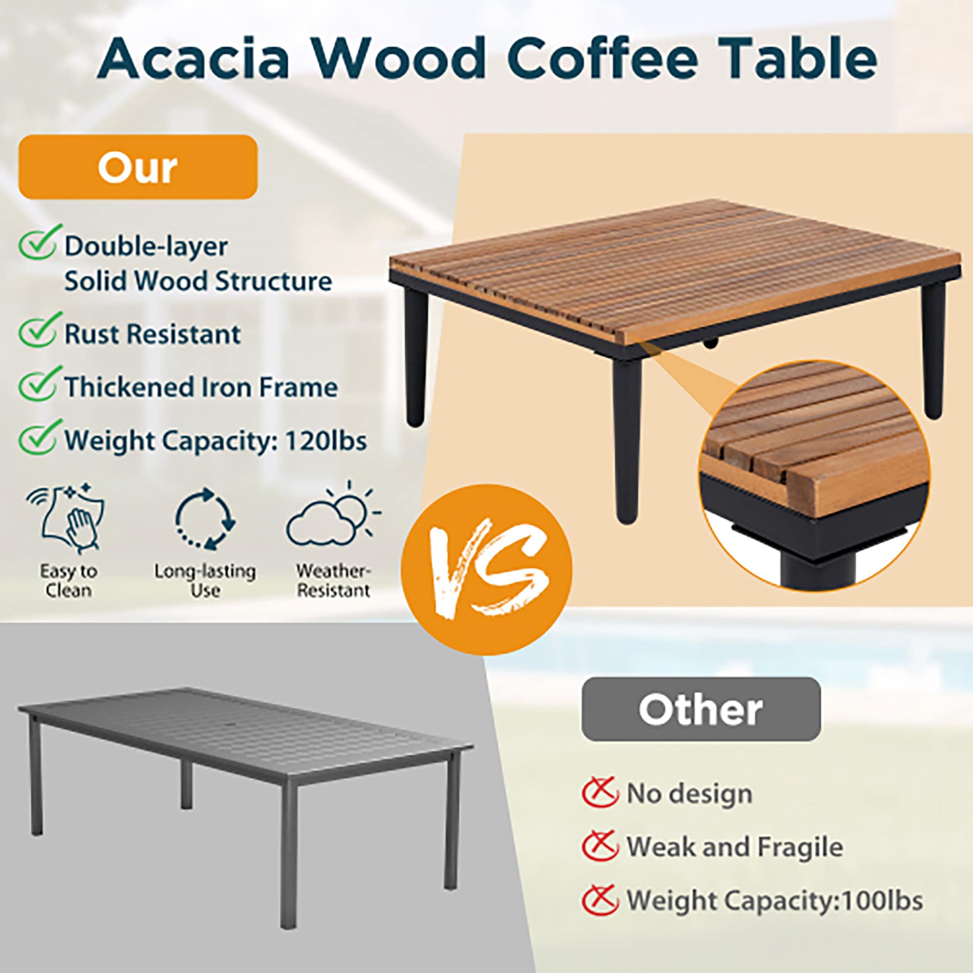CASAINC CA-312-1BR Patio-Conversation-Sets - View #5