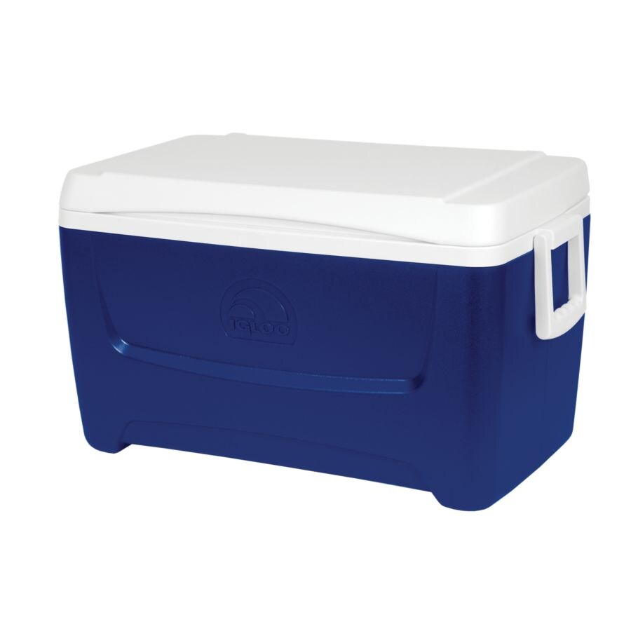 Igloo 00044714 Blue/White 48-Quart Insulated Chest Cooler