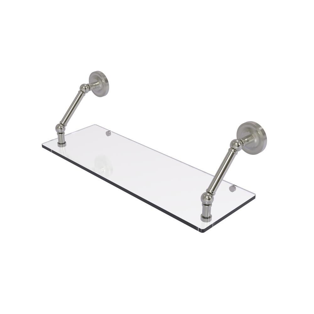 Allied Brass PR-1-24-SN Prestige Regal Satin Nickel Wall mount Bathroom Shelf ( 24-in x 8-in x 8-in )