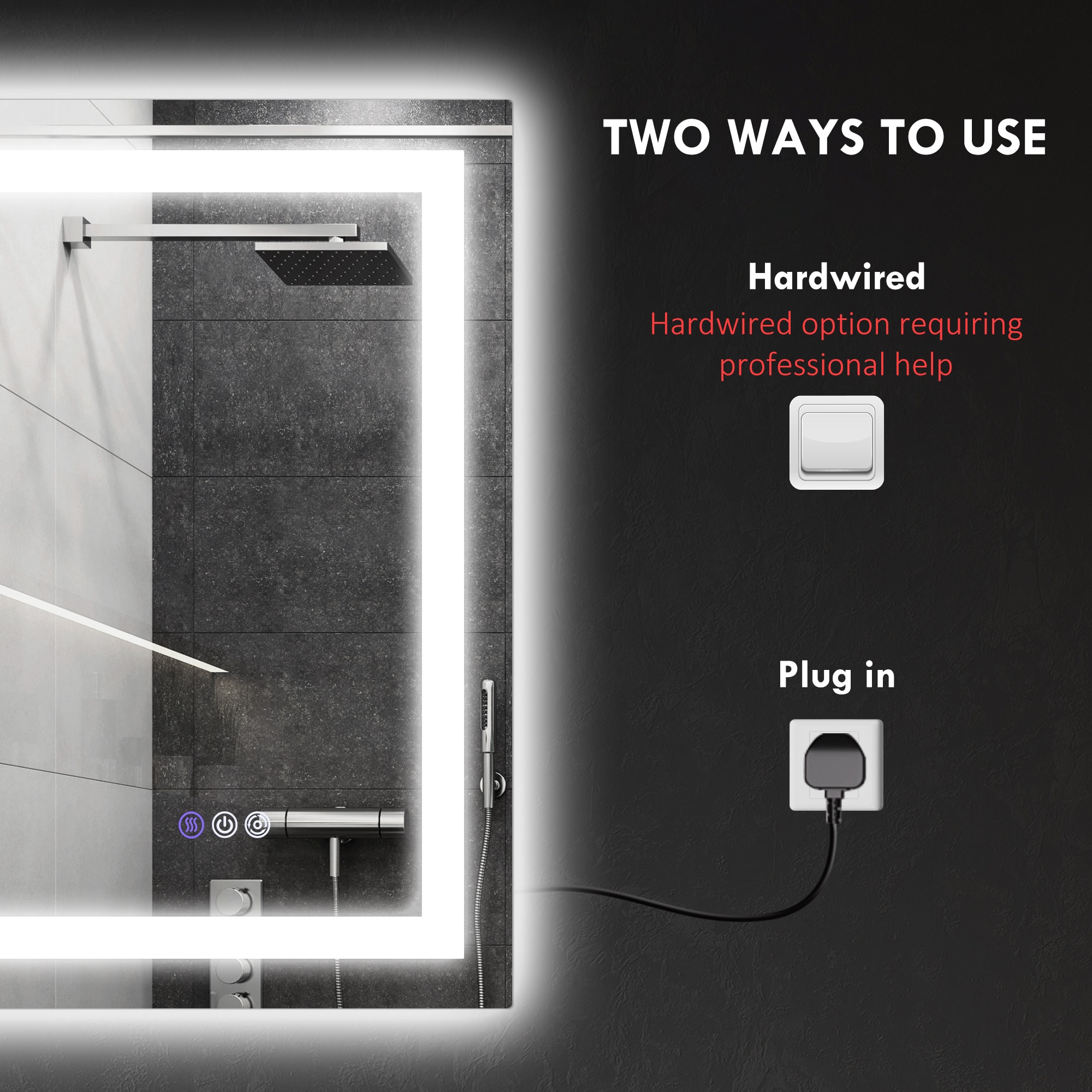 Tatayosi XH-229191 Framed-Bath-Mirrors - View #3