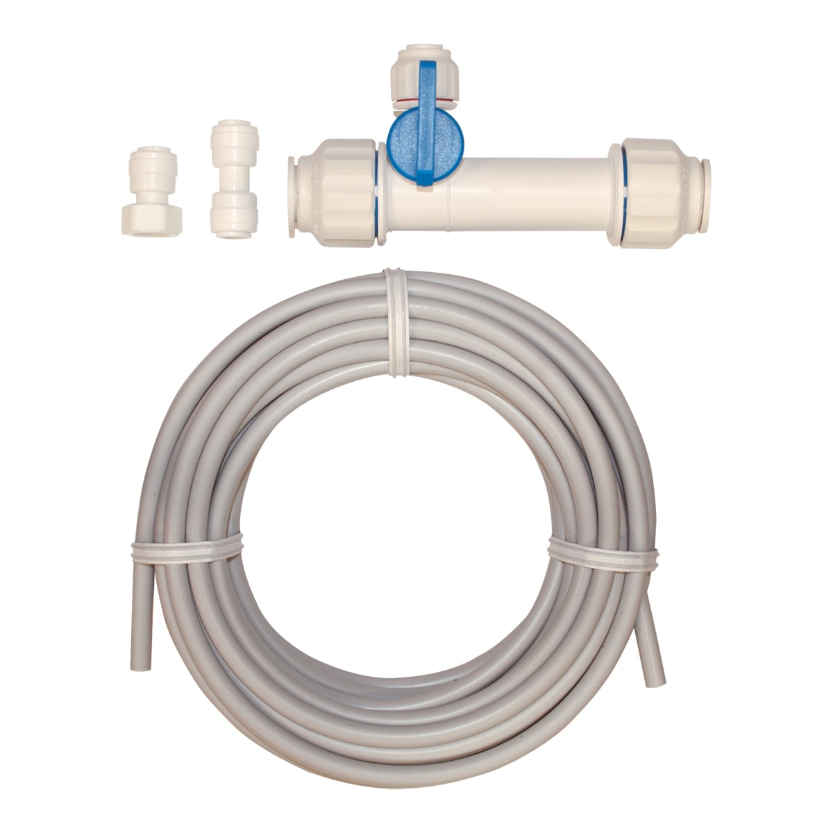 EASTMAN 10-ft 1/4-in Compression Inlet x 1/4-in Compression Outlet Braided  Stainless Steel Ice Maker Connector in the Appliance Supply Lines & Drain  Hoses department at