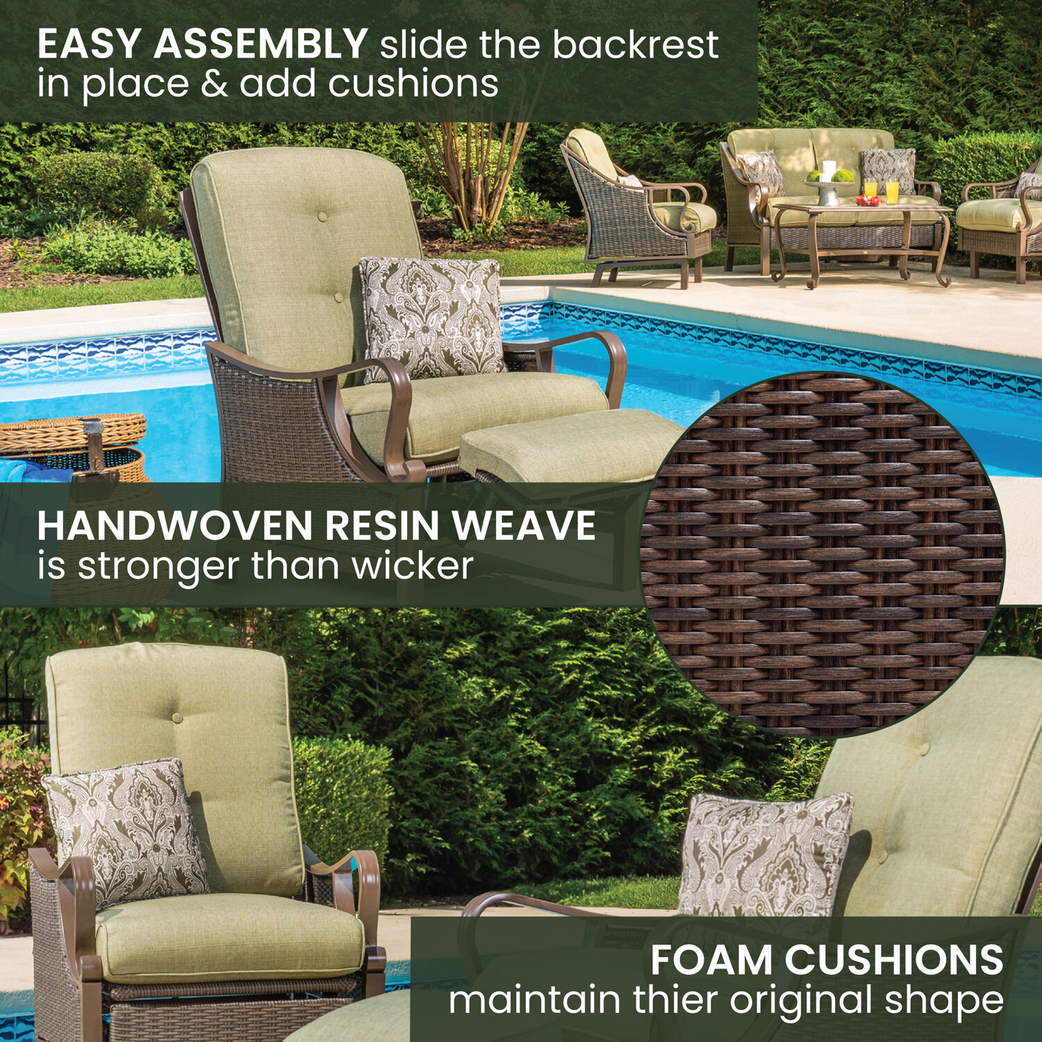 Hanover VENTURAREC Patio-Chairs - View #6