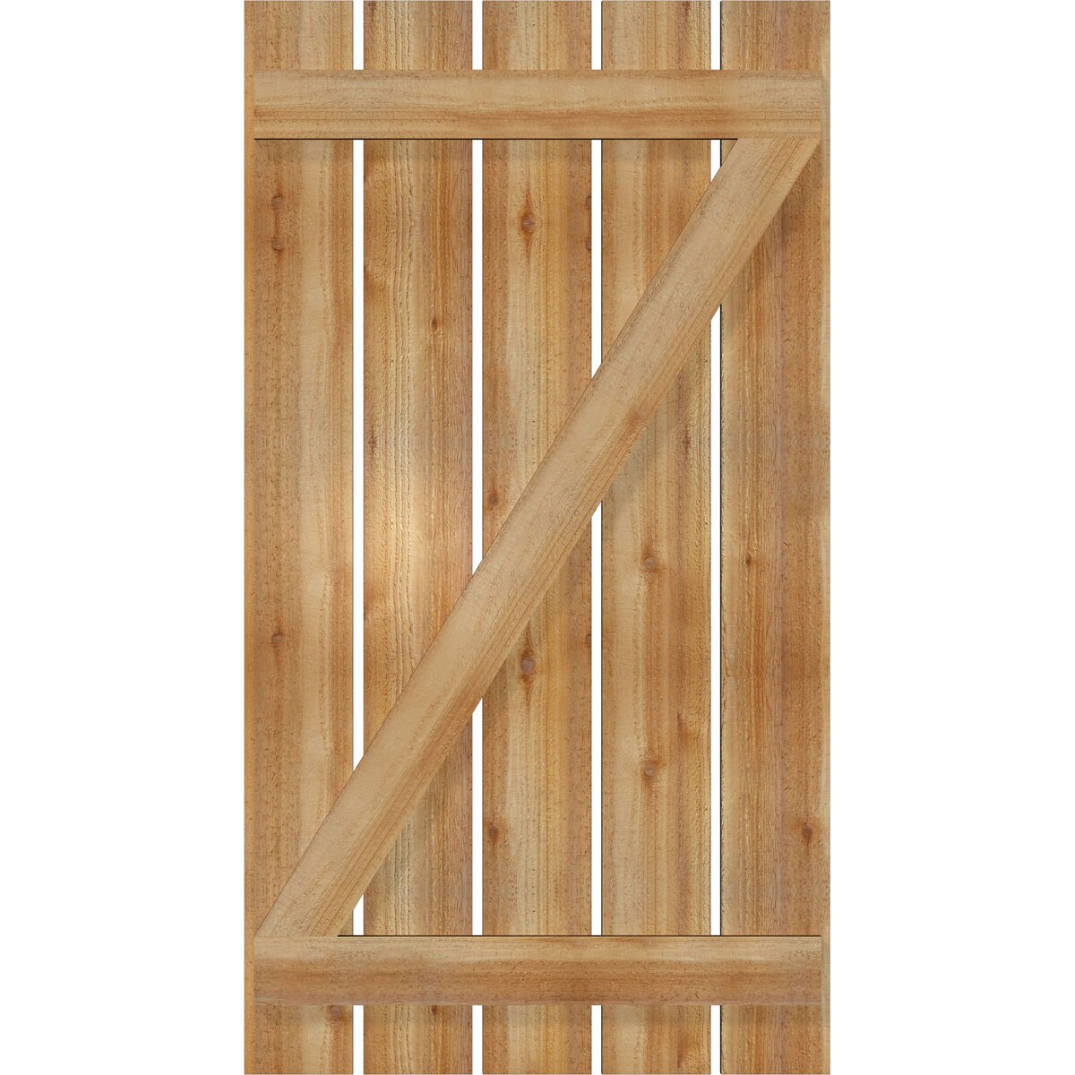 Ekena Millwork RBS06Z29X053RWR Exterior-Shutters - View #5