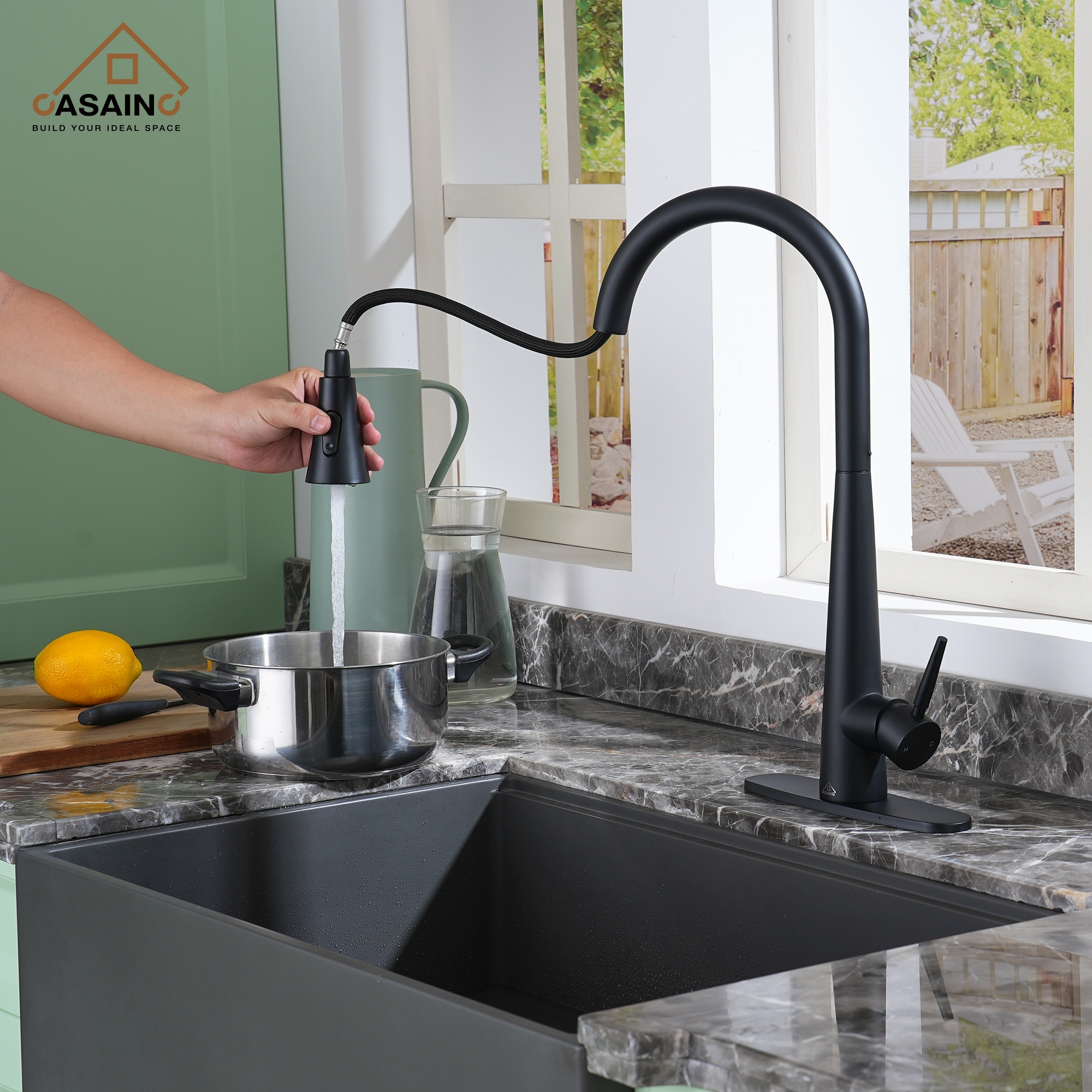 CASAINC CA-YWBG34 Kitchen-Faucets - View #4